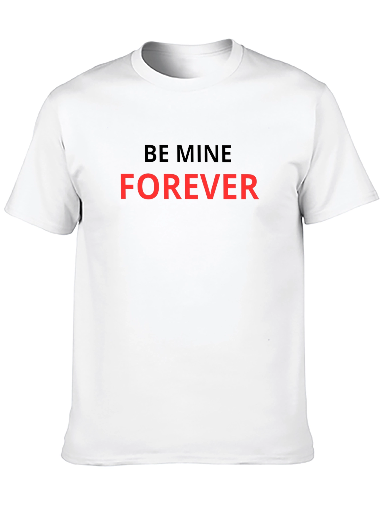 Be Mine Forever Graphic Tee - Black