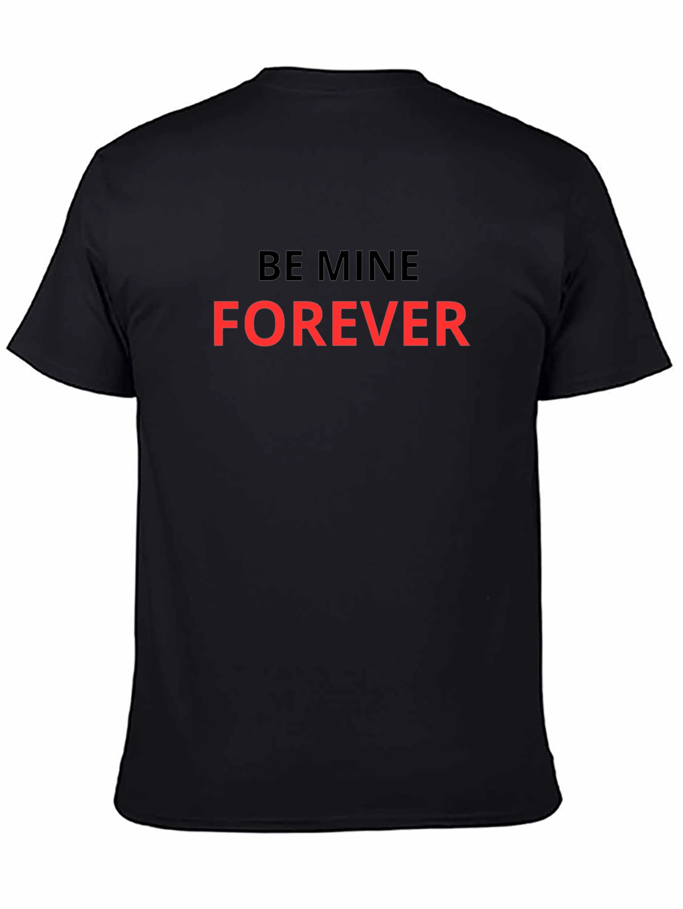 Be Mine Forever Graphic Tee - Black