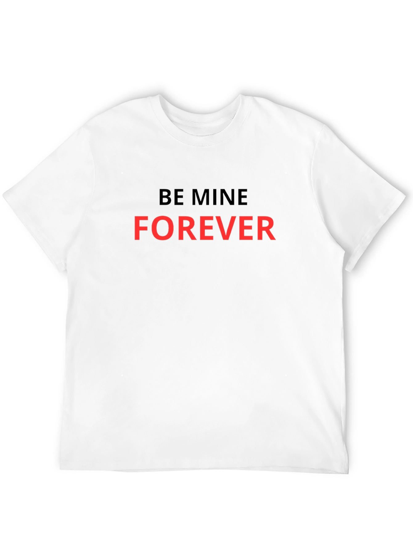 Be Mine Forever Graphic Tee - Black