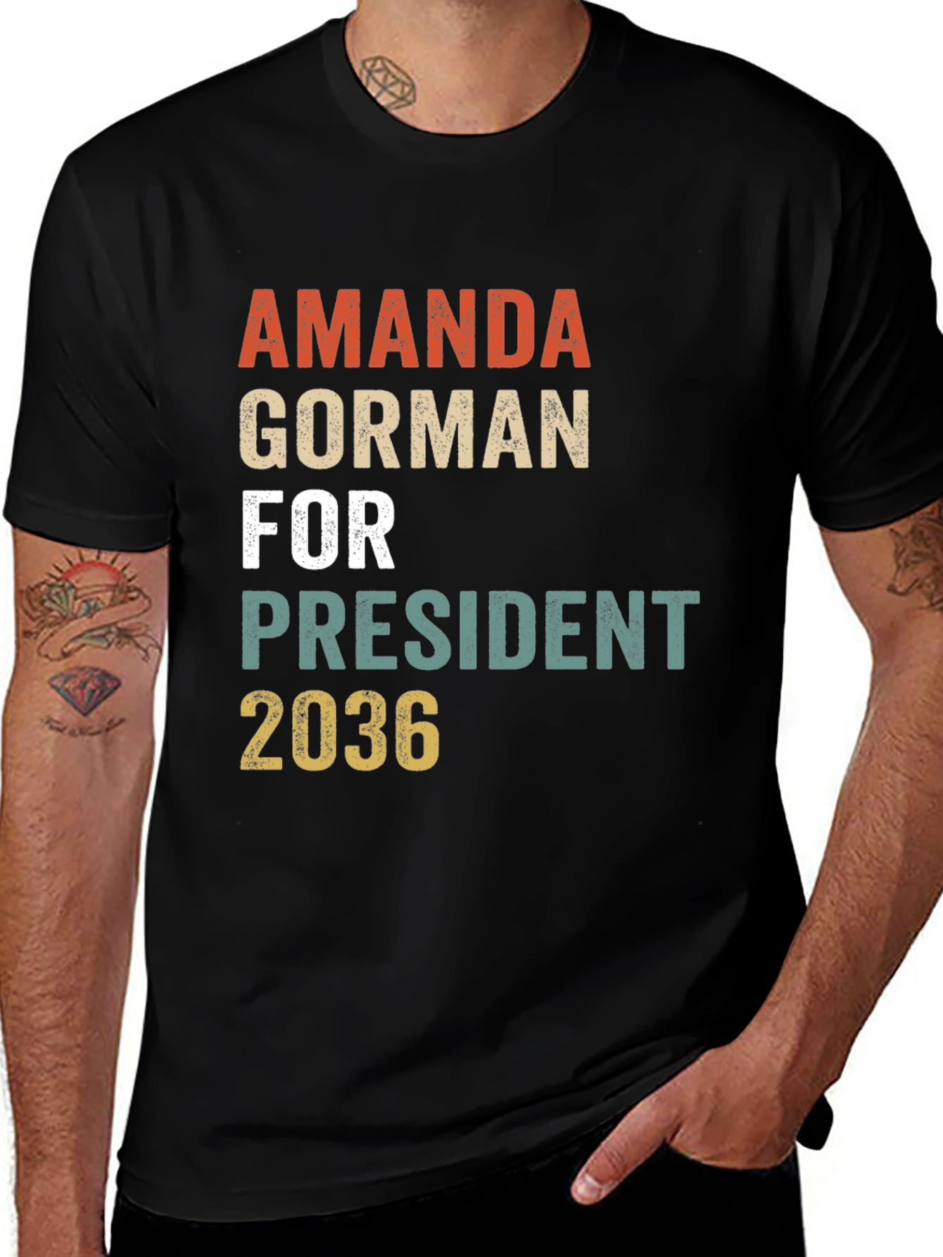 Amanda Gorman for President 2036 Graphic Tee