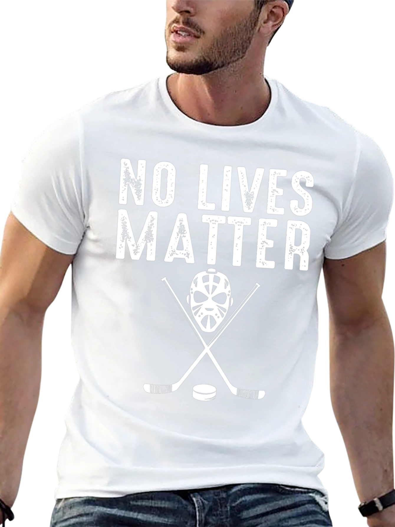 No Lives Matter Hockey T-Shirt - Black