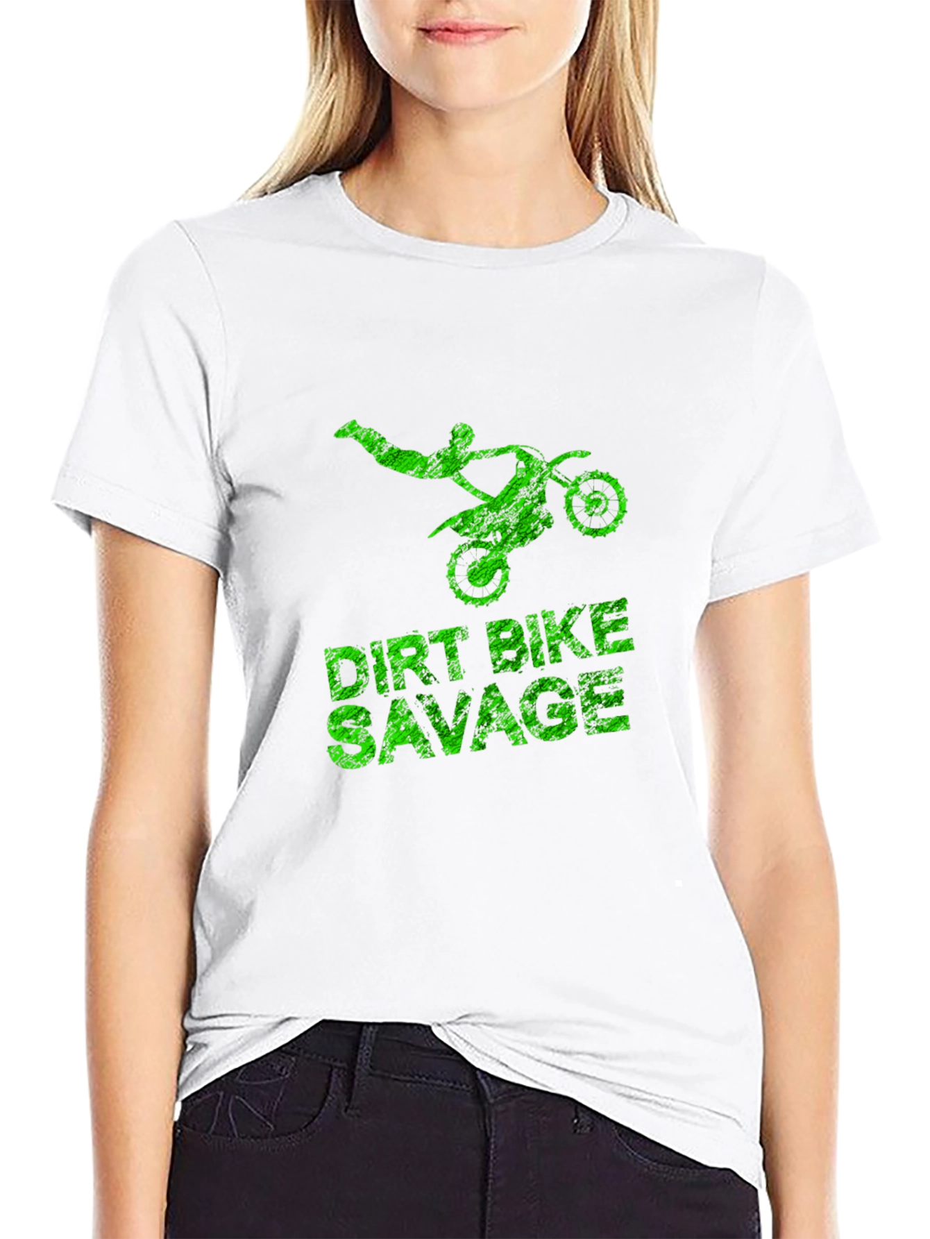 Dirt Bike Savage Graphic T-Shirt