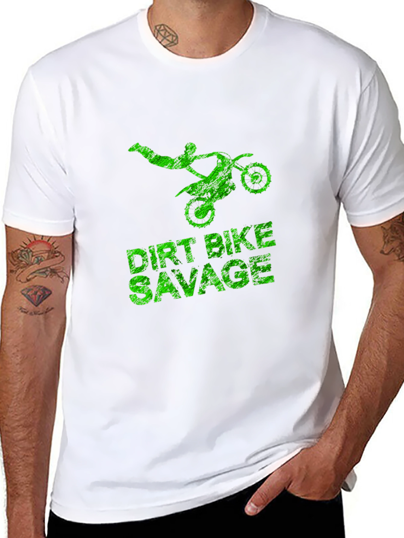 Dirt Bike Savage Graphic T-Shirt