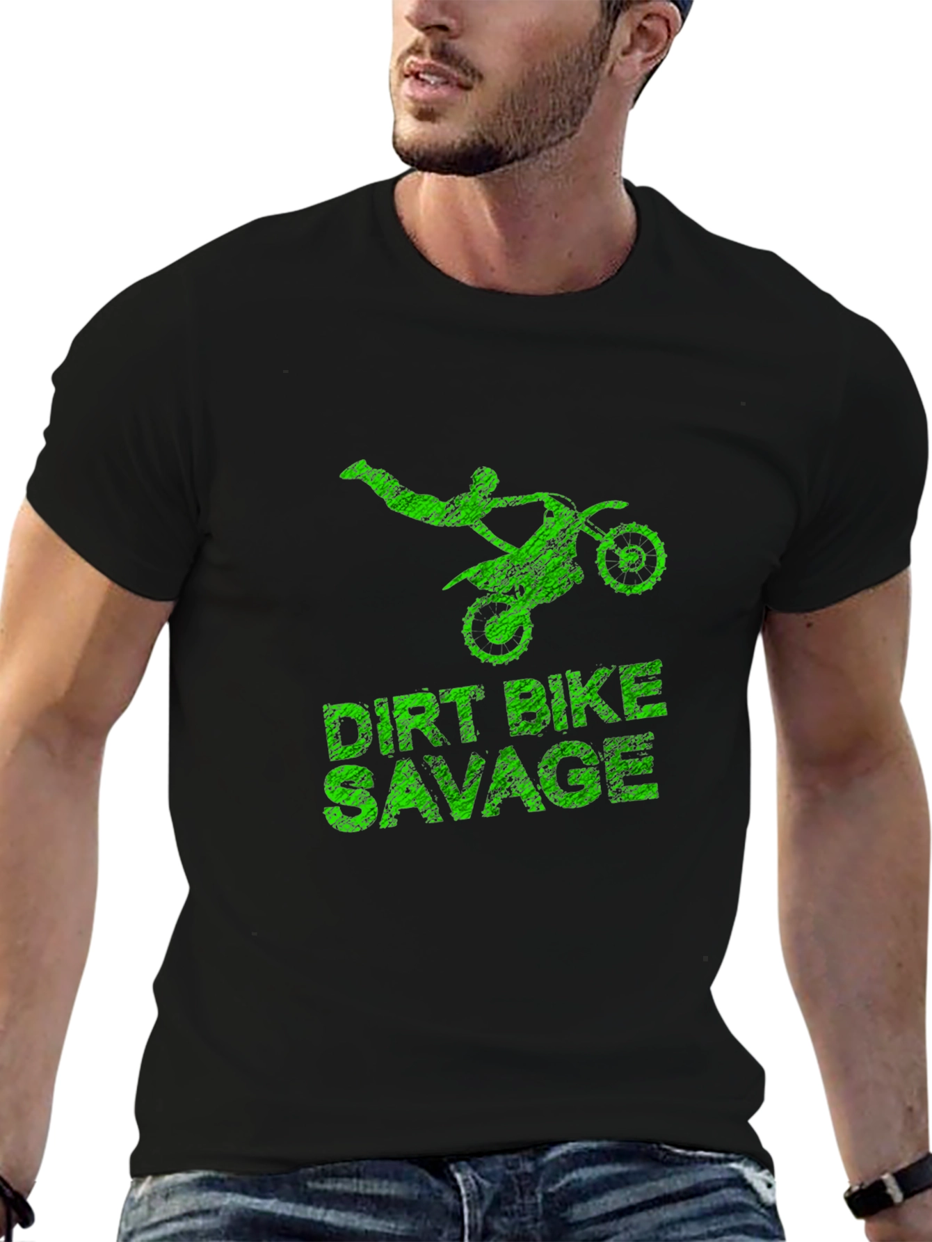 Dirt Bike Savage Graphic T-Shirt