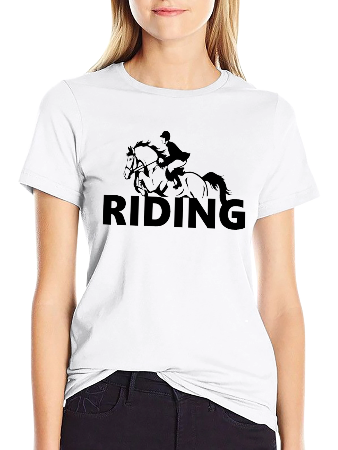 RIDING Horseback Riding Equestrian T-Shirt