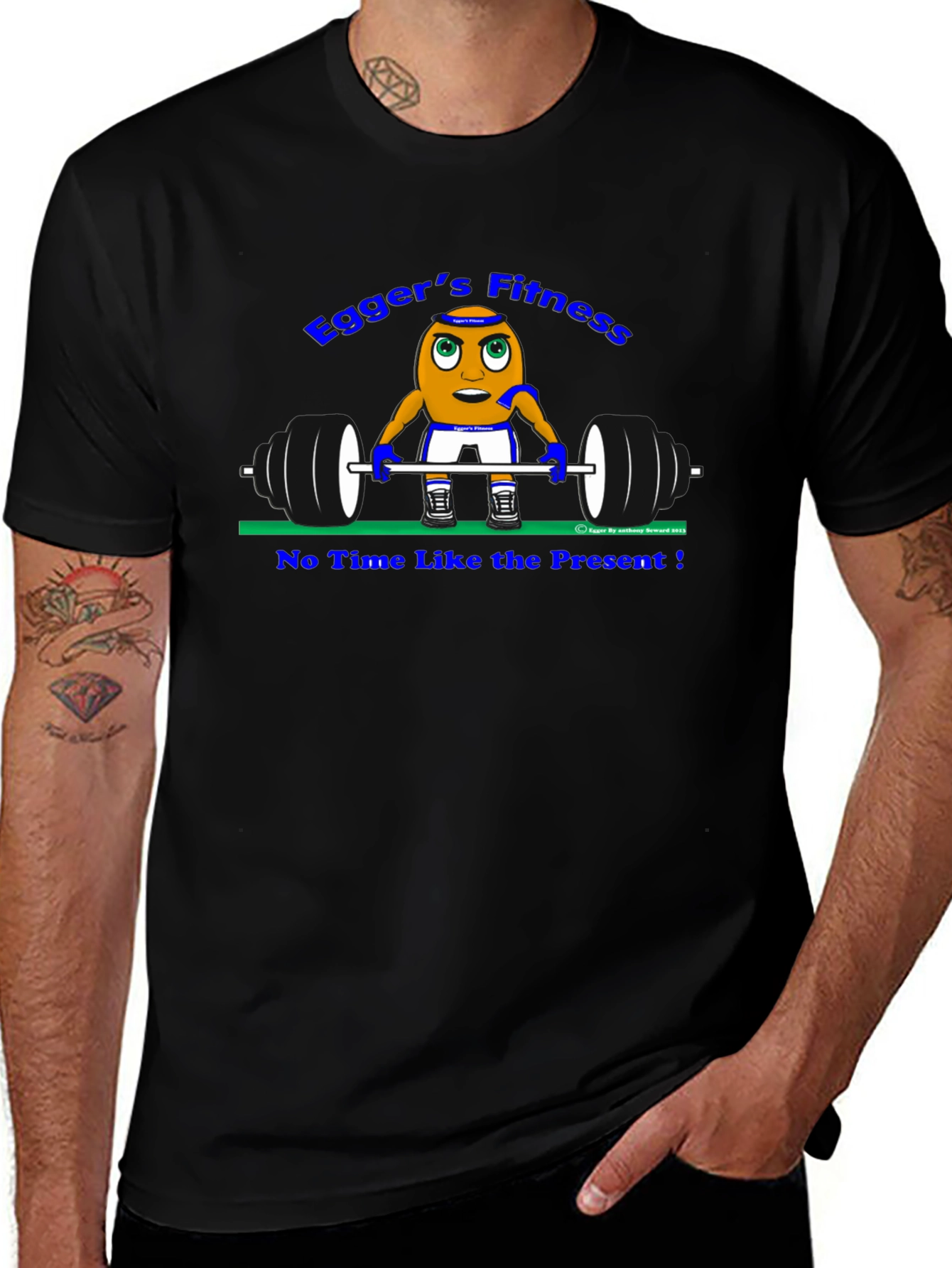 Eggers Fitness T-Shirt - No Time Like The Present!