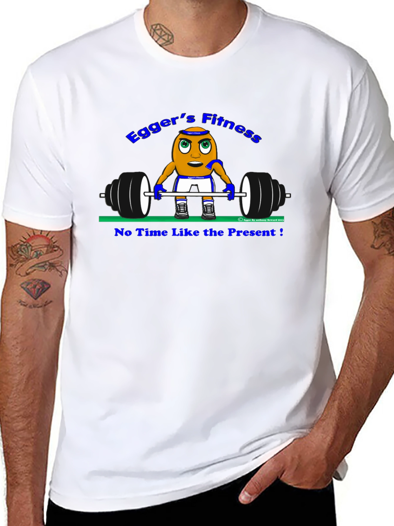Eggers Fitness T-Shirt - No Time Like The Present!