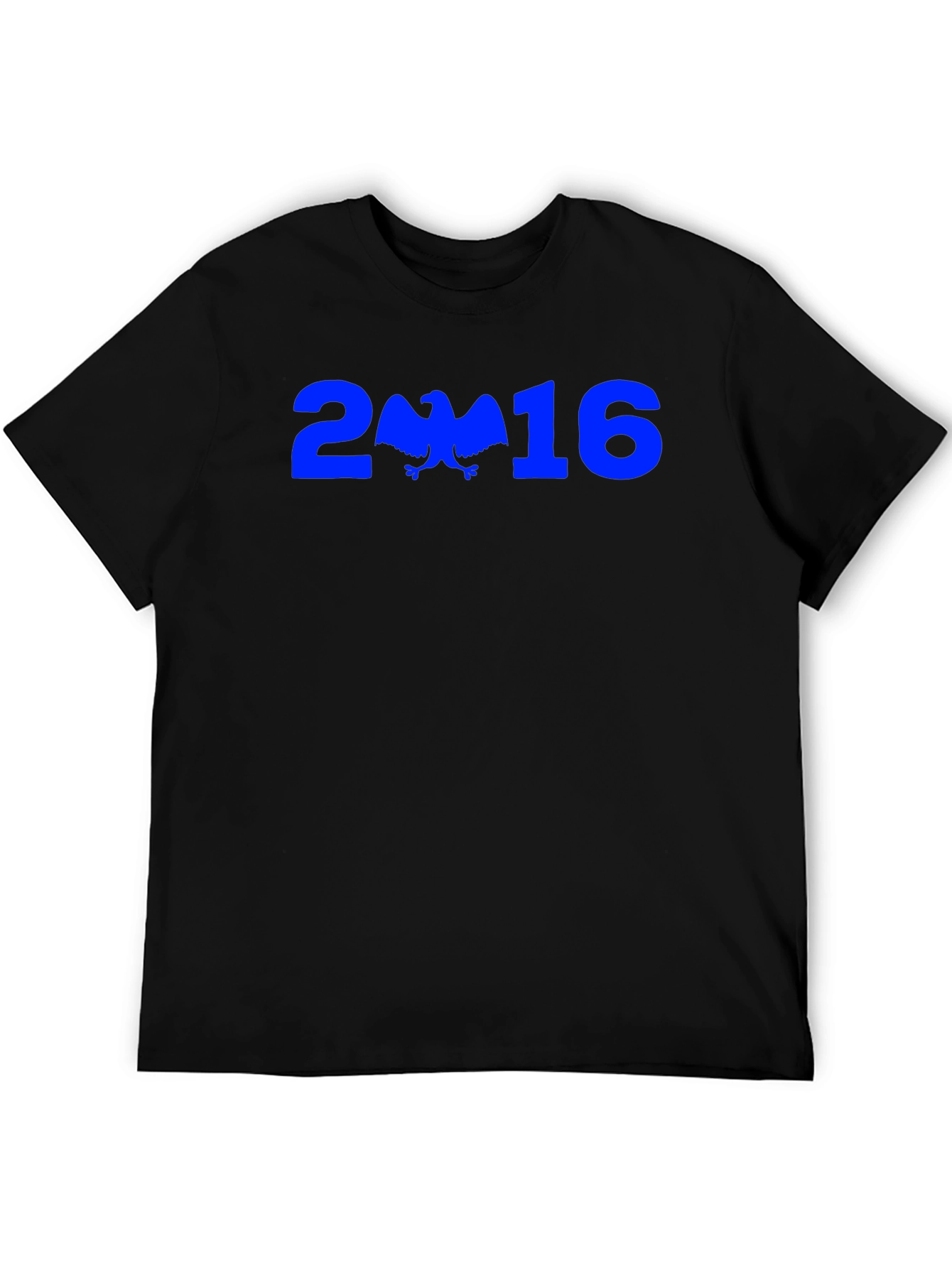 Blue Eagle 2016 Graphic Print Black T-Shirt