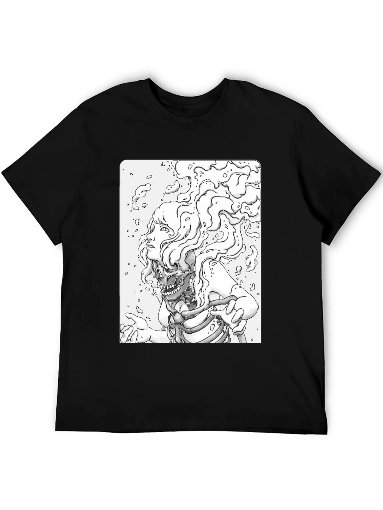 Skull Anatomy Graphic Tee - Black Unisex
