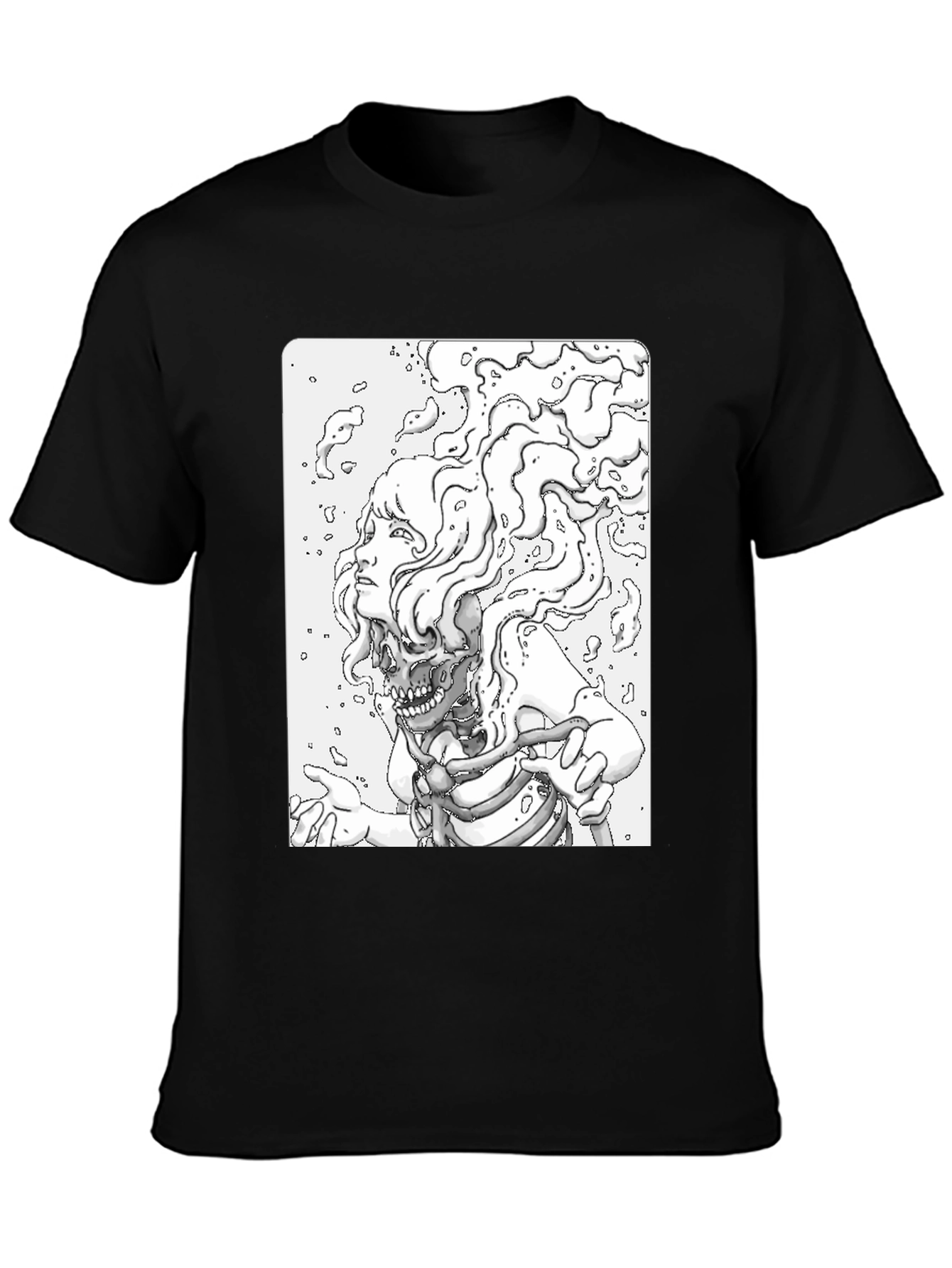 Skull Anatomy Graphic Tee - Black Unisex