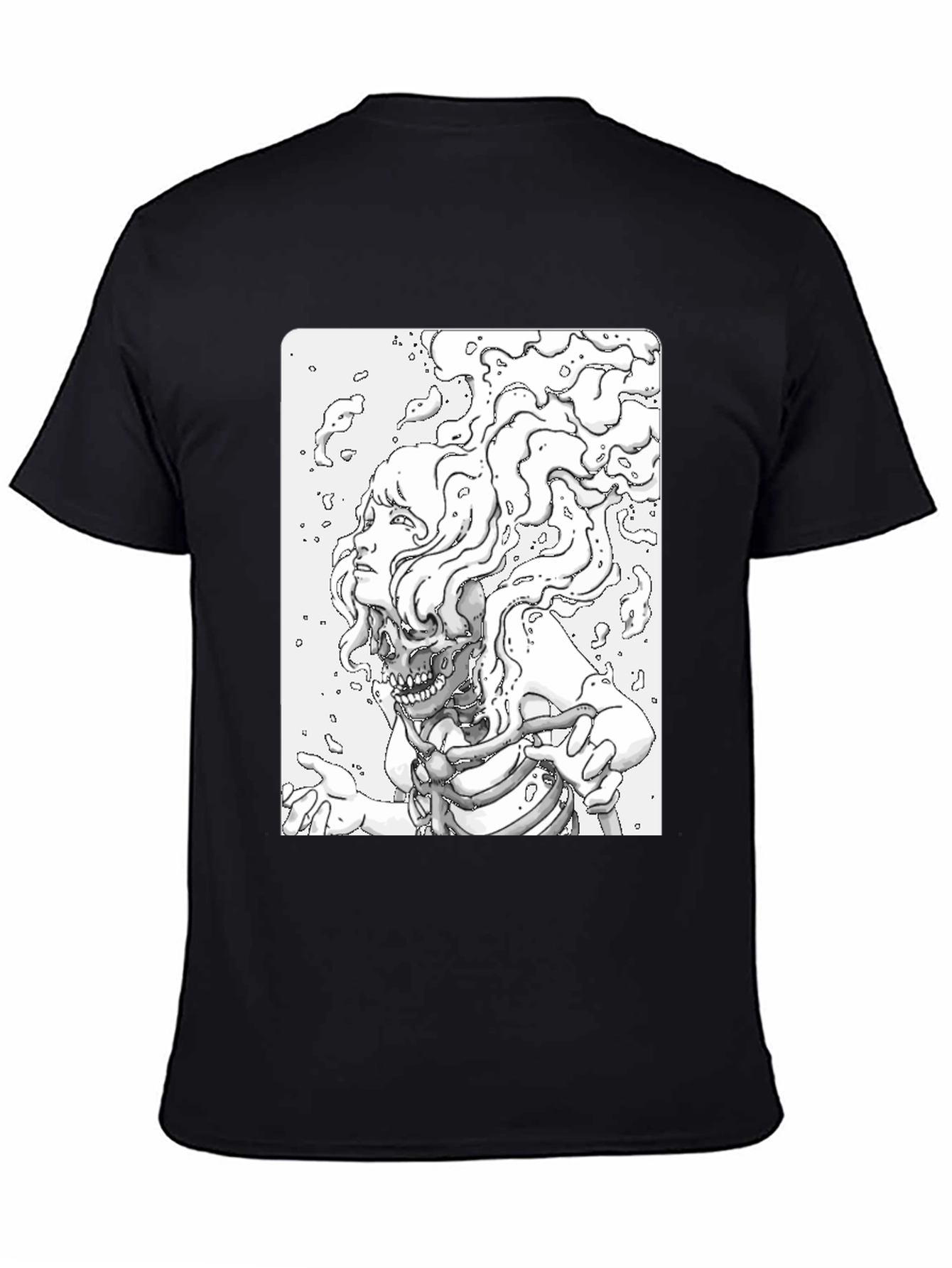 Skull Anatomy Graphic Tee - Black Unisex