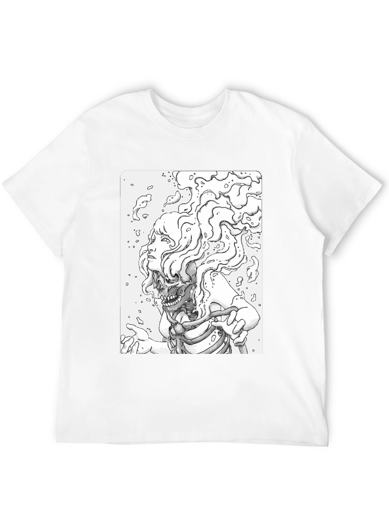 Skull Anatomy Graphic Tee - Black Unisex