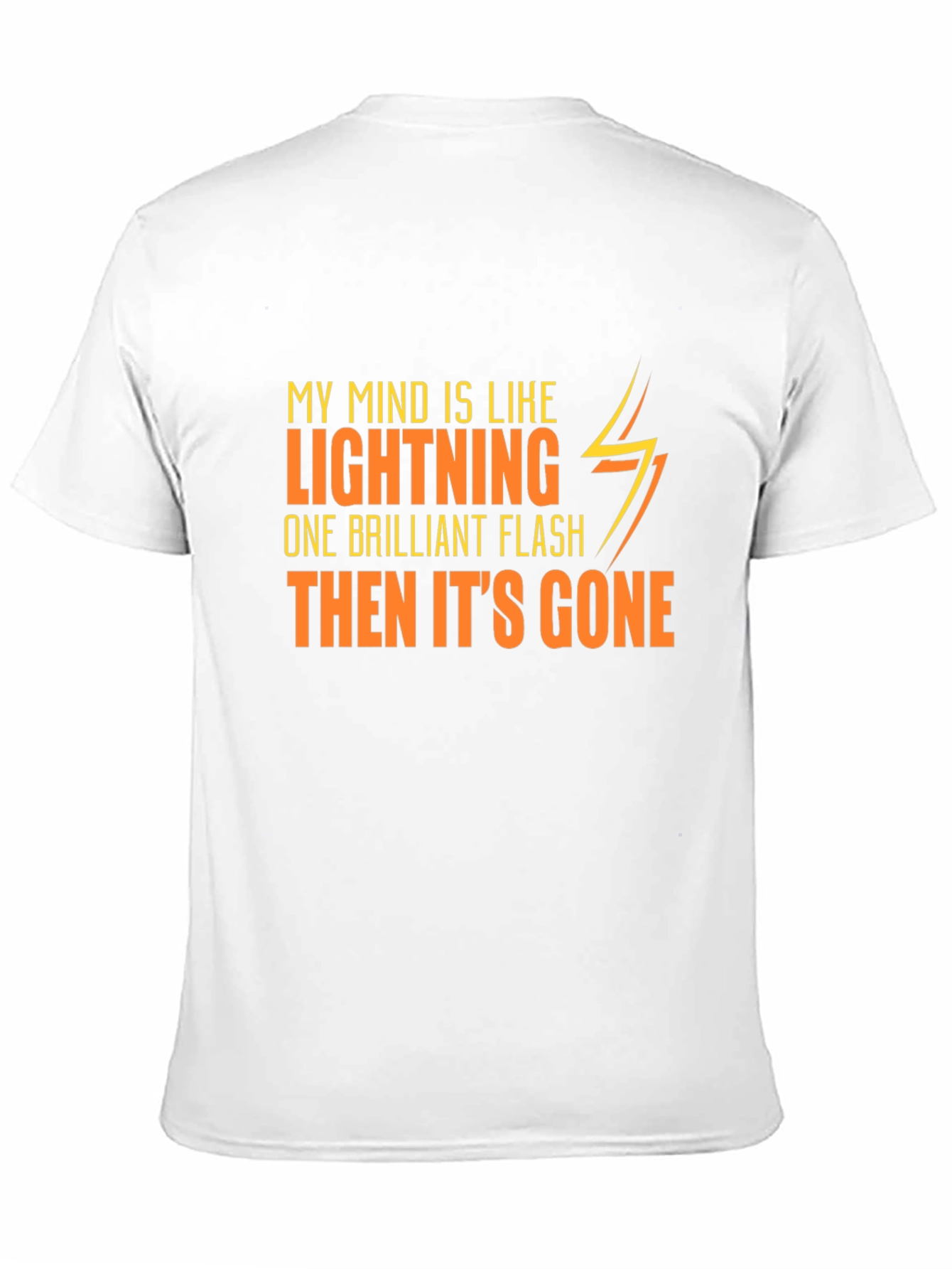 Lightning Mind Graphic Tee - Mens Black T-Shirt