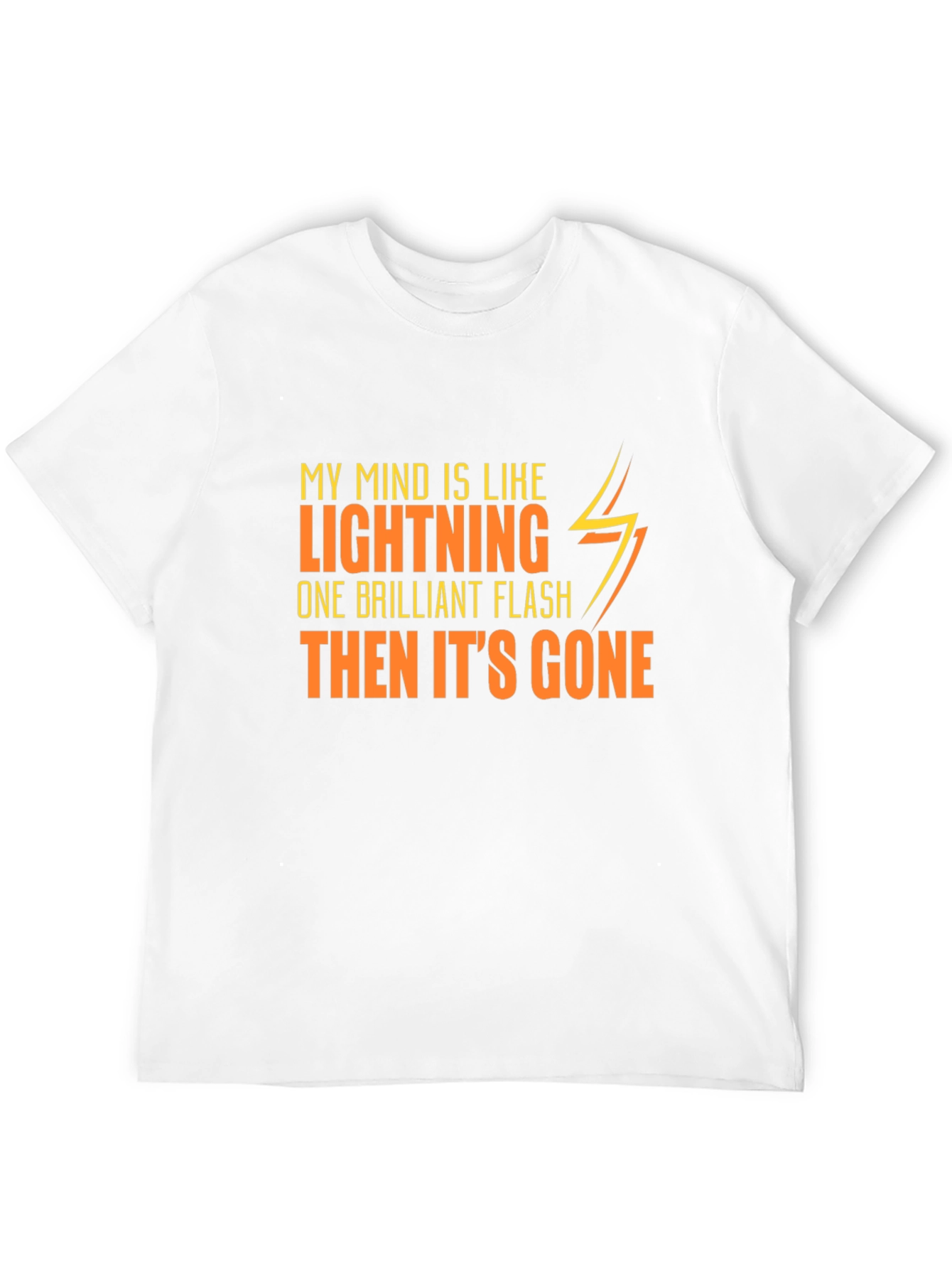 Lightning Mind Graphic Tee - Mens Black T-Shirt