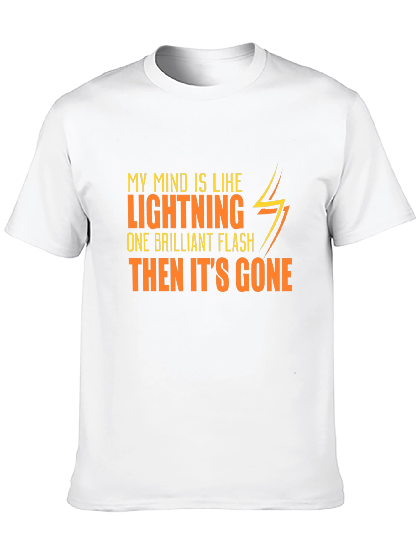 Lightning Mind Graphic Tee - Mens Black T-Shirt