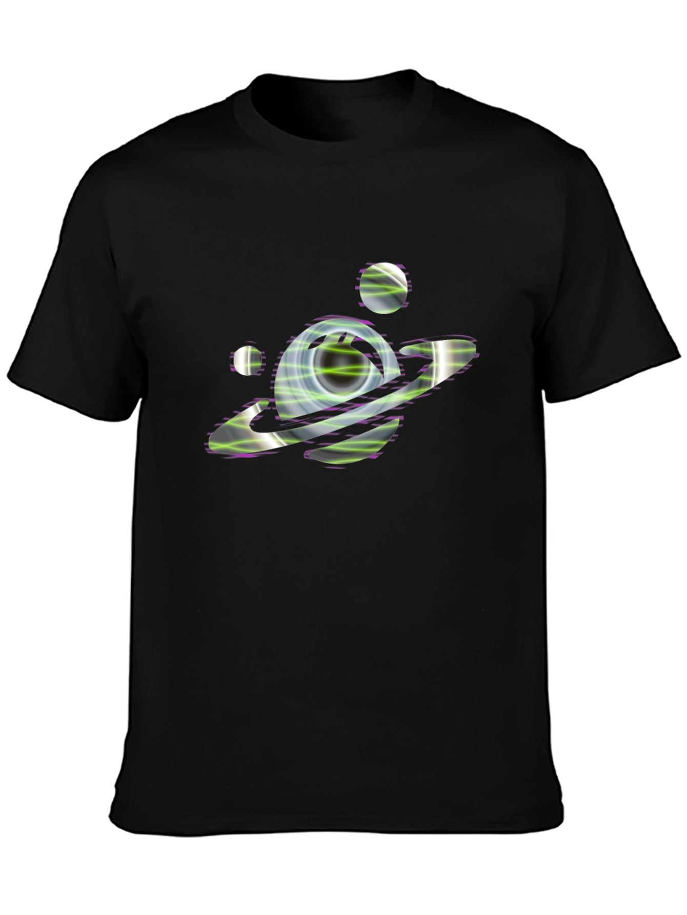 Planet Graphic Black T-Shirt