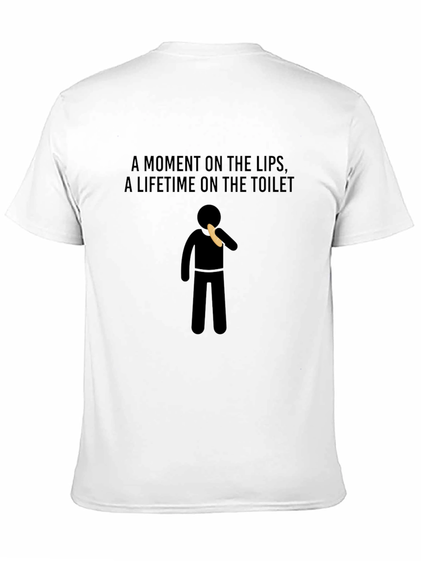Humorous A Moment on the Lips Graphic Tee