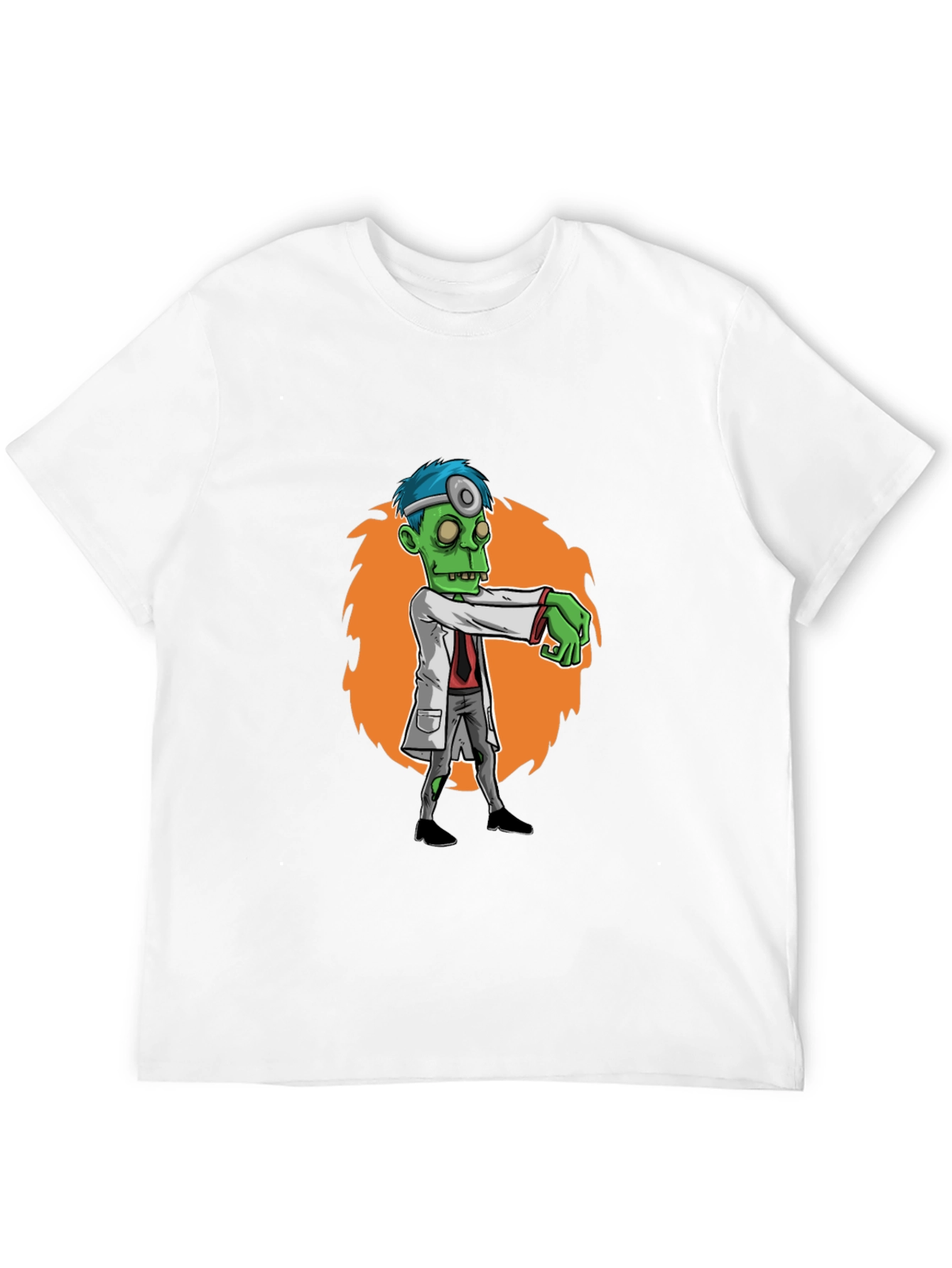 Zombie Doctor Graphic Print T-Shirt
