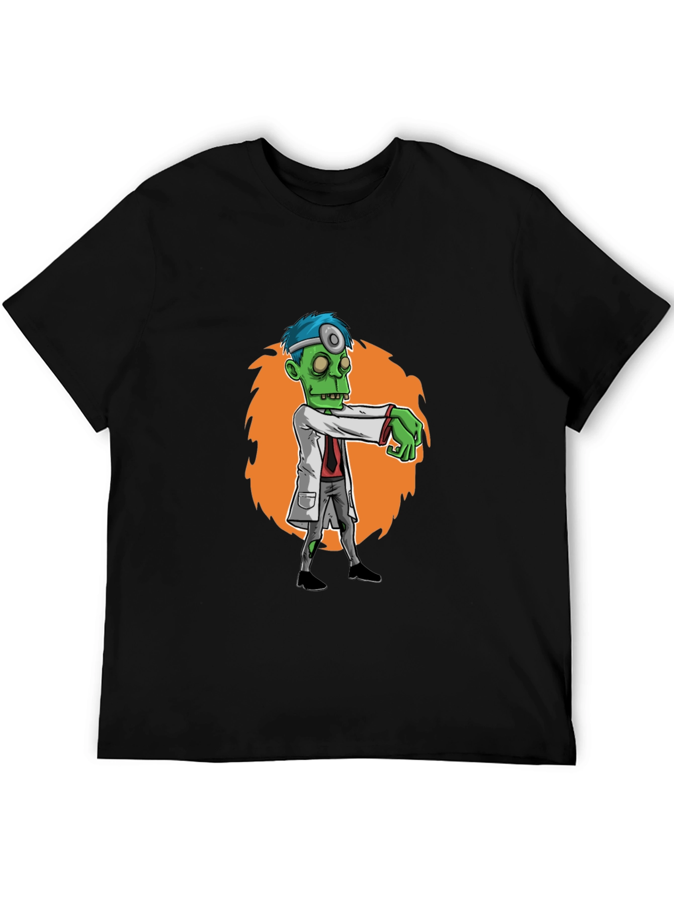 Zombie Doctor Graphic Print T-Shirt