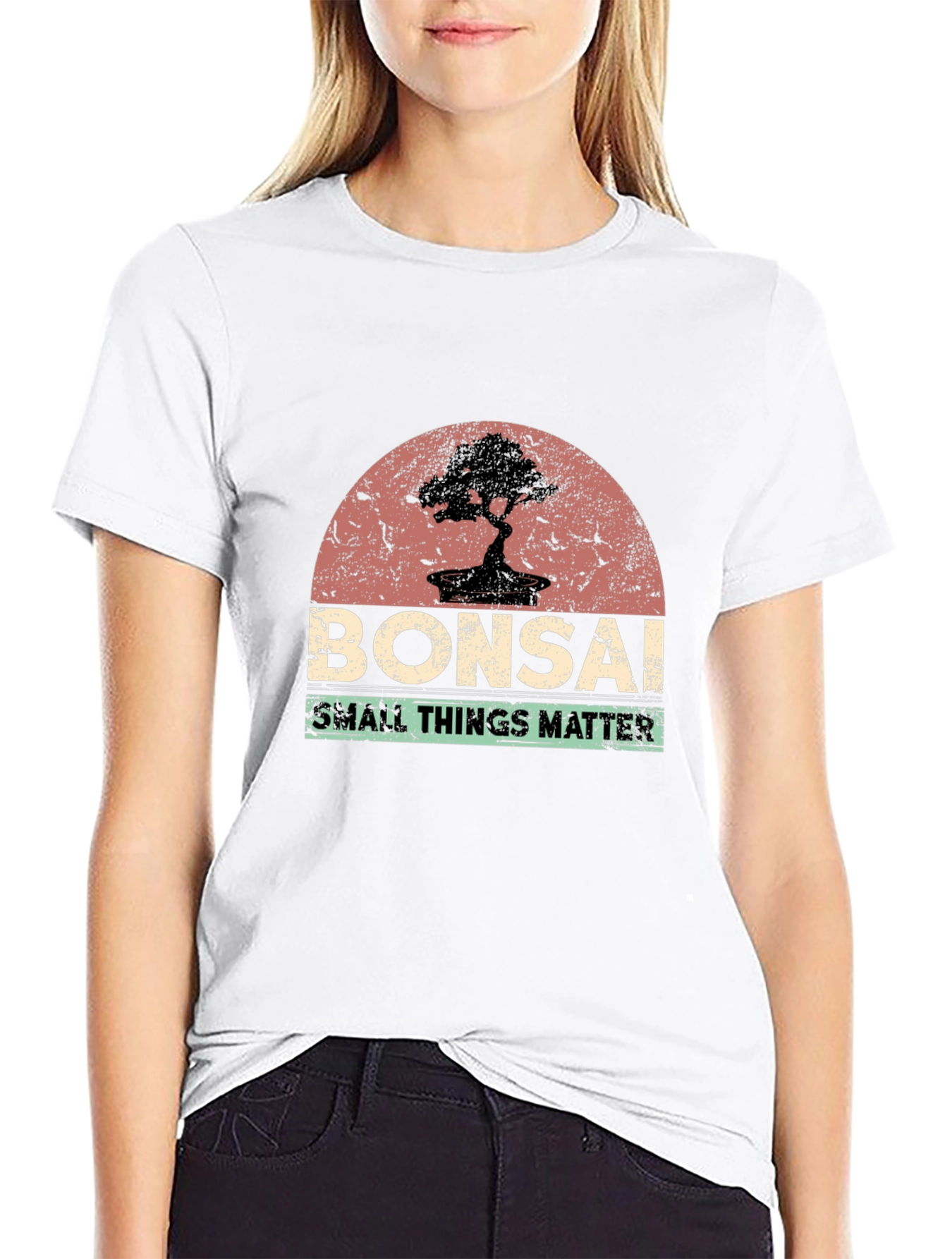 Bonsai Tree Graphic Tee - Small Things Matter T-Shirt