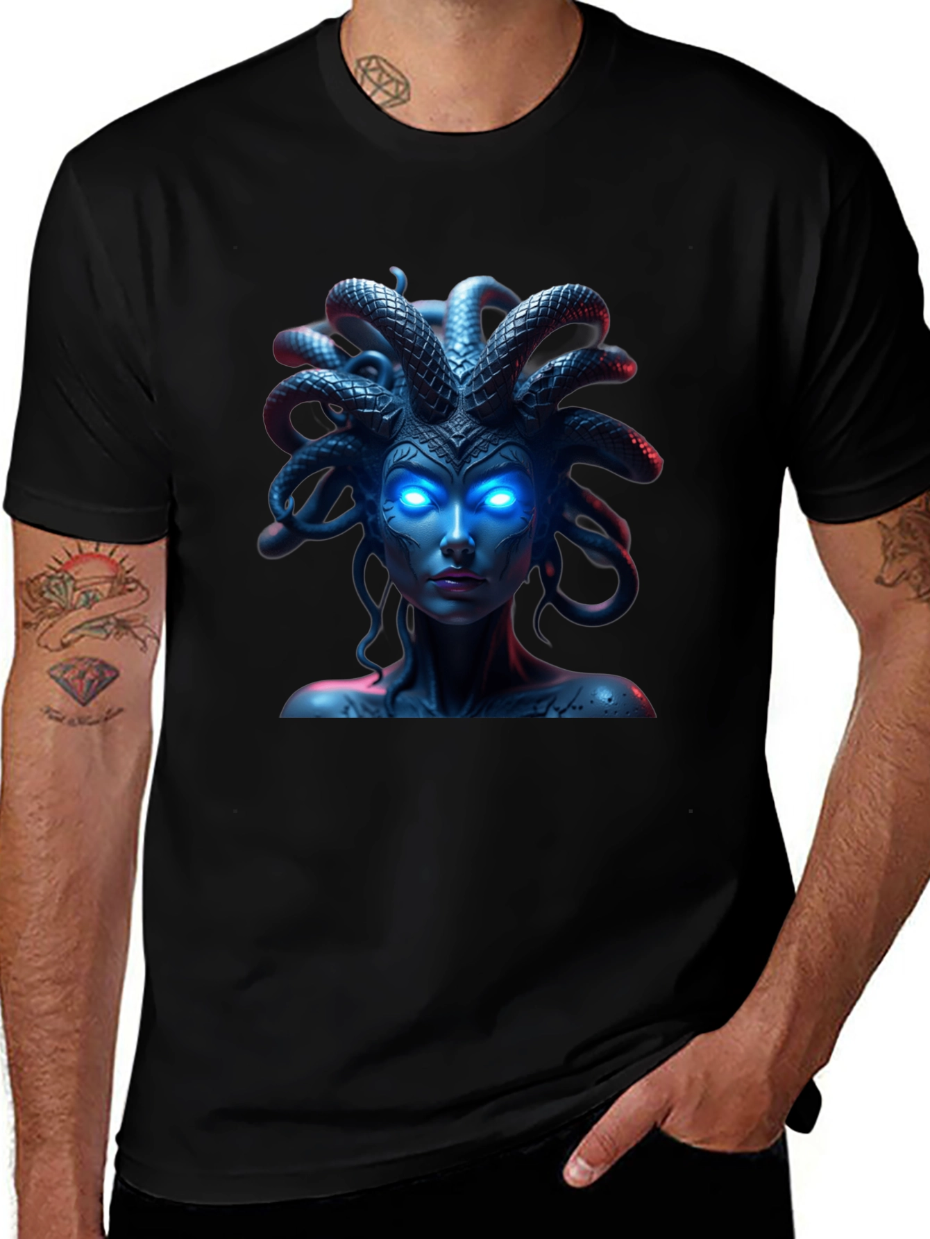 Medusa Graphic Tee - Bold Statement Shirt