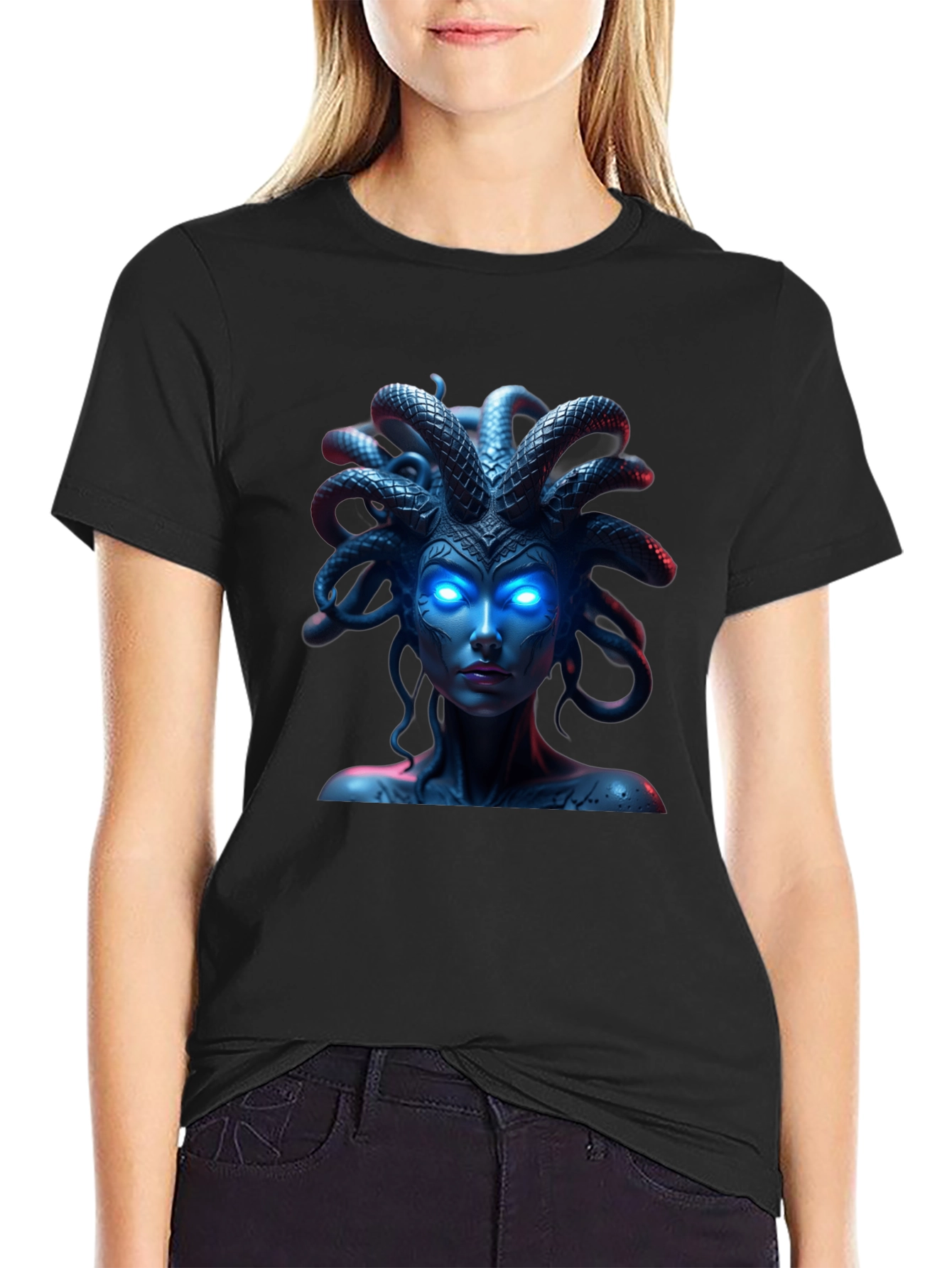 Medusa Graphic Tee - Bold Statement Shirt