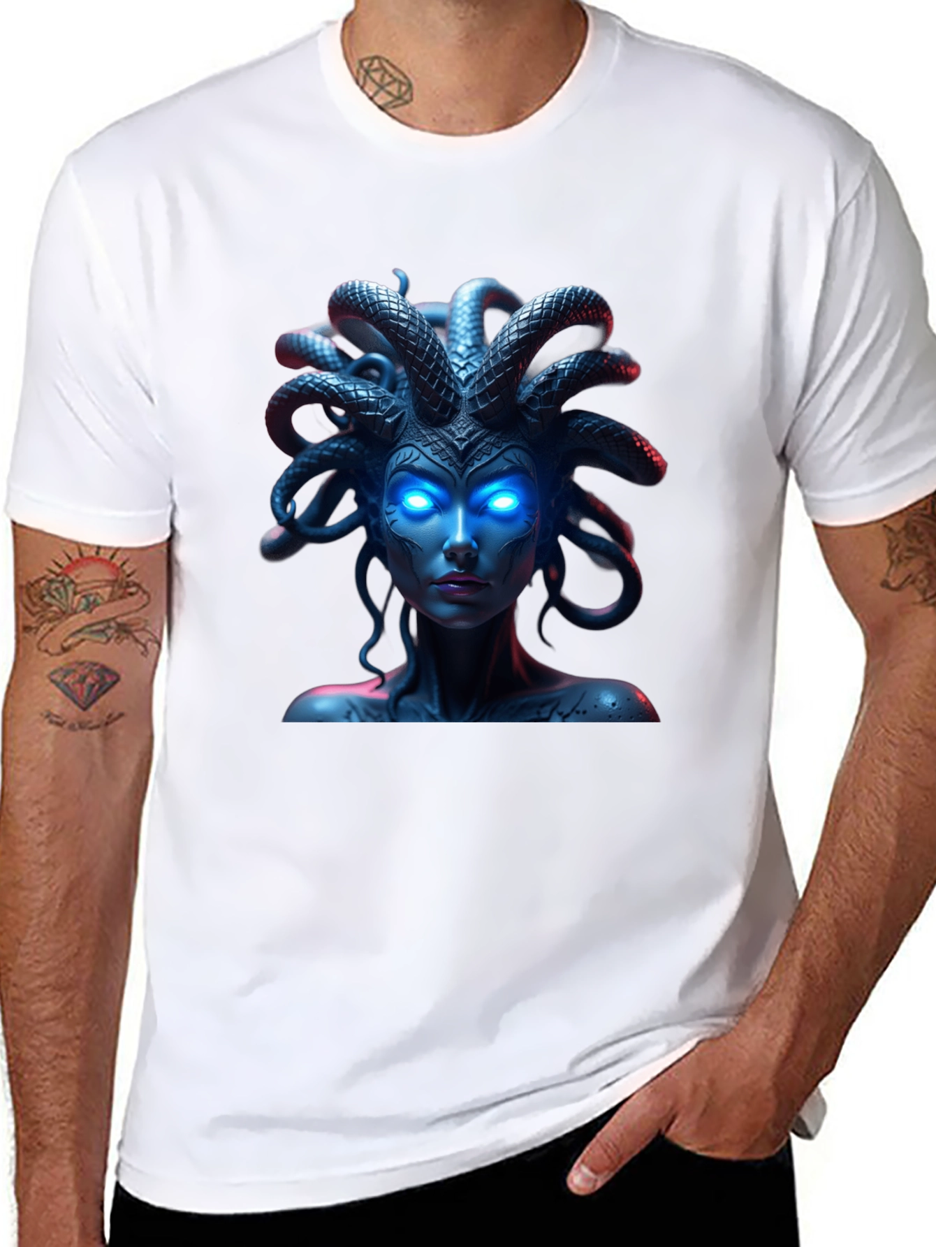 Medusa Graphic Tee - Bold Statement Shirt
