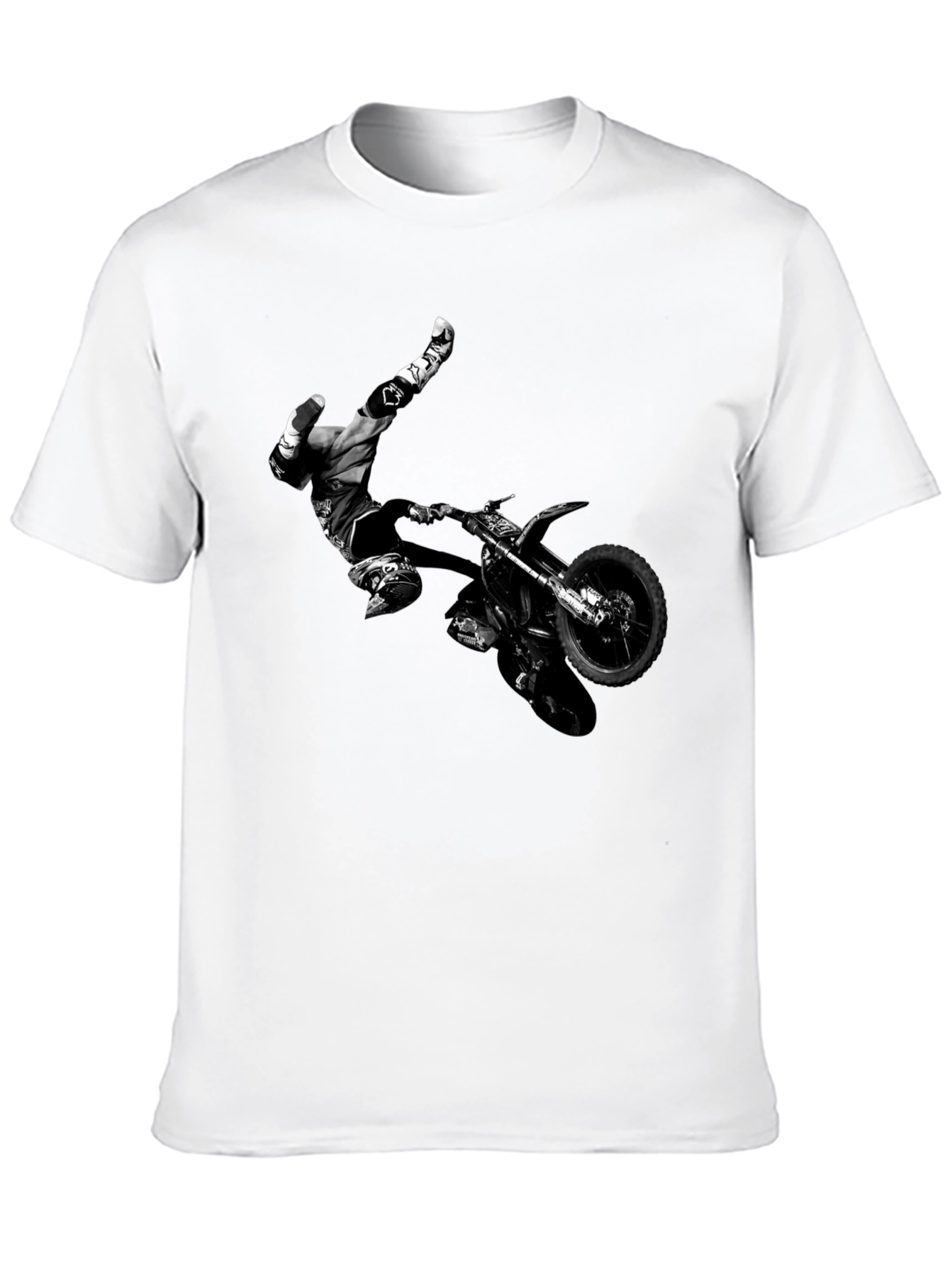 Motorcross Rider Black T-Shirt
