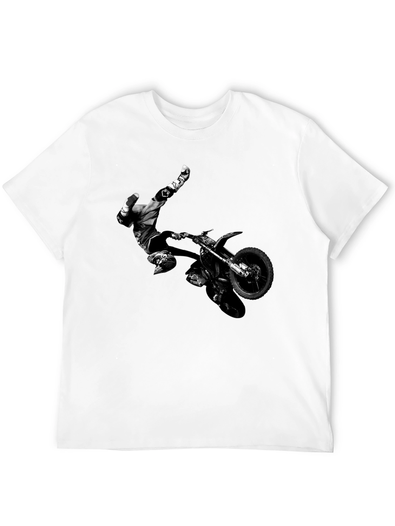 Motorcross Rider Black T-Shirt