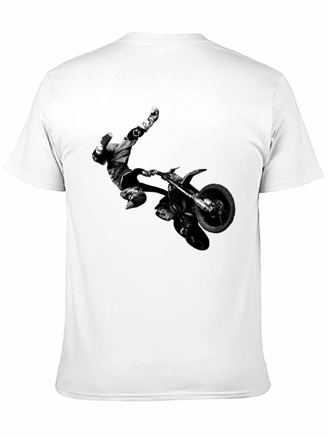 Motorcross Rider Black T-Shirt