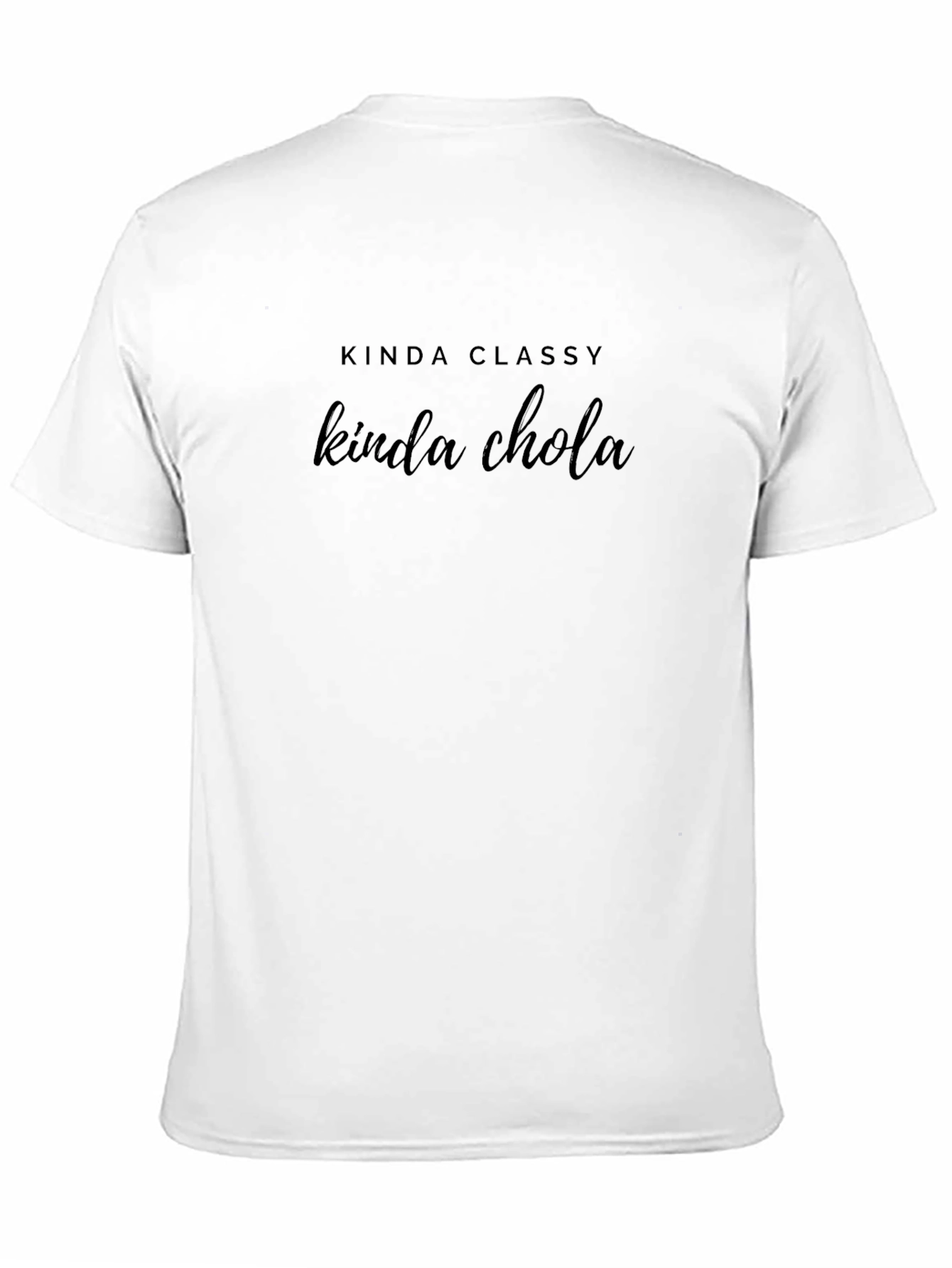 Kinda Classy Kinda Chola Black Graphic Tee
