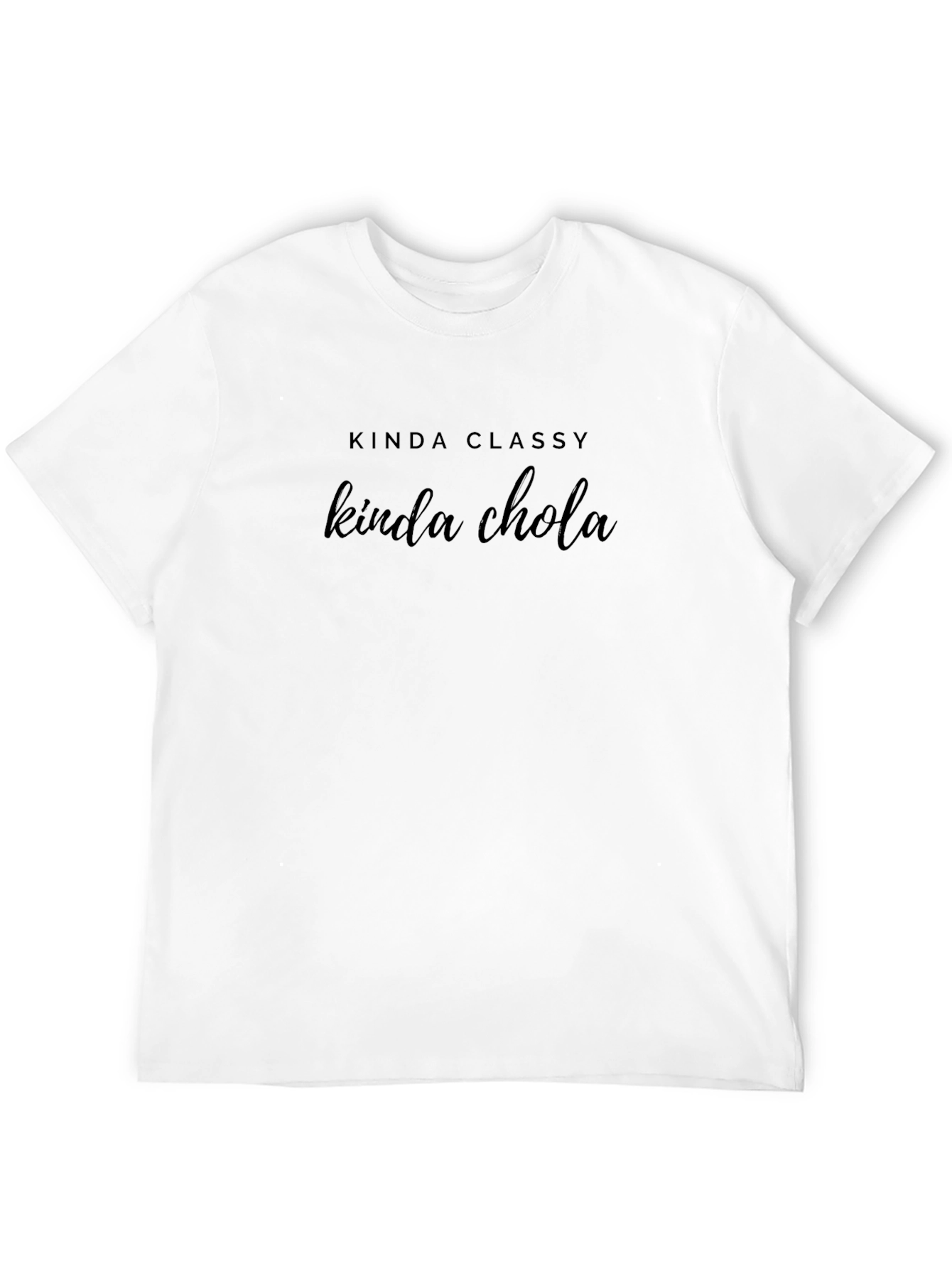 Kinda Classy Kinda Chola Black Graphic Tee