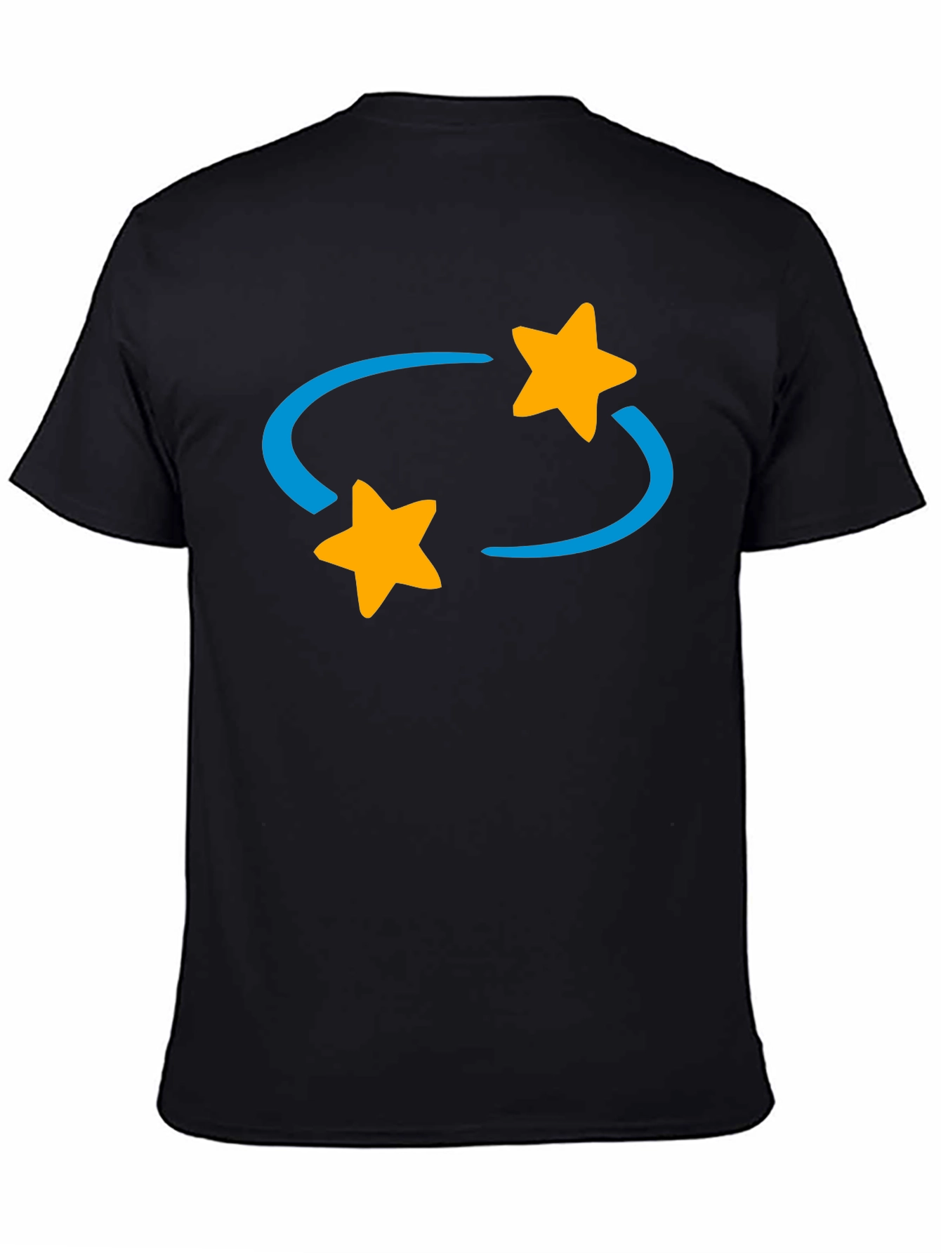Rotating Stars Graphic Tee - Casual Style