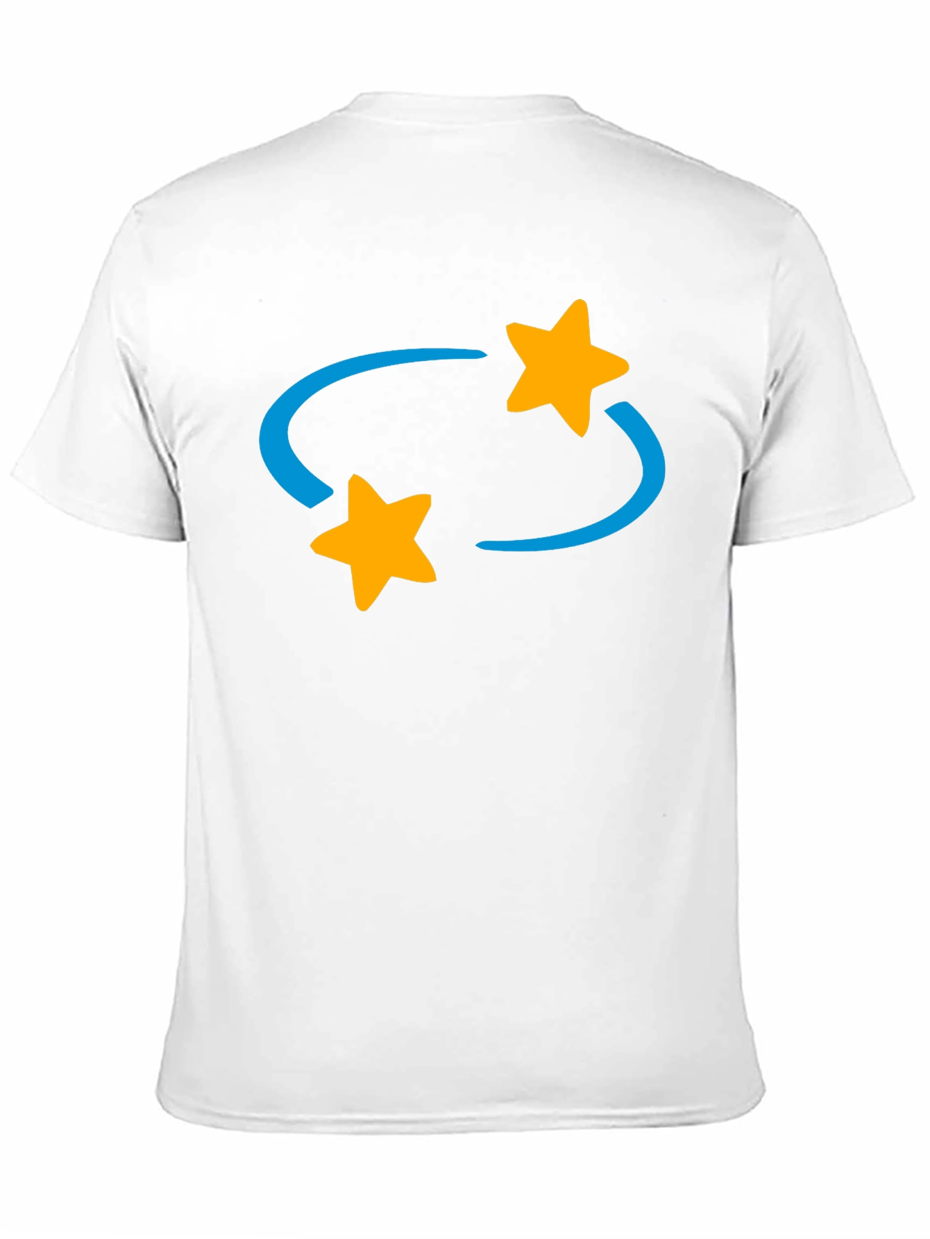 Rotating Stars Graphic Tee - Casual Style