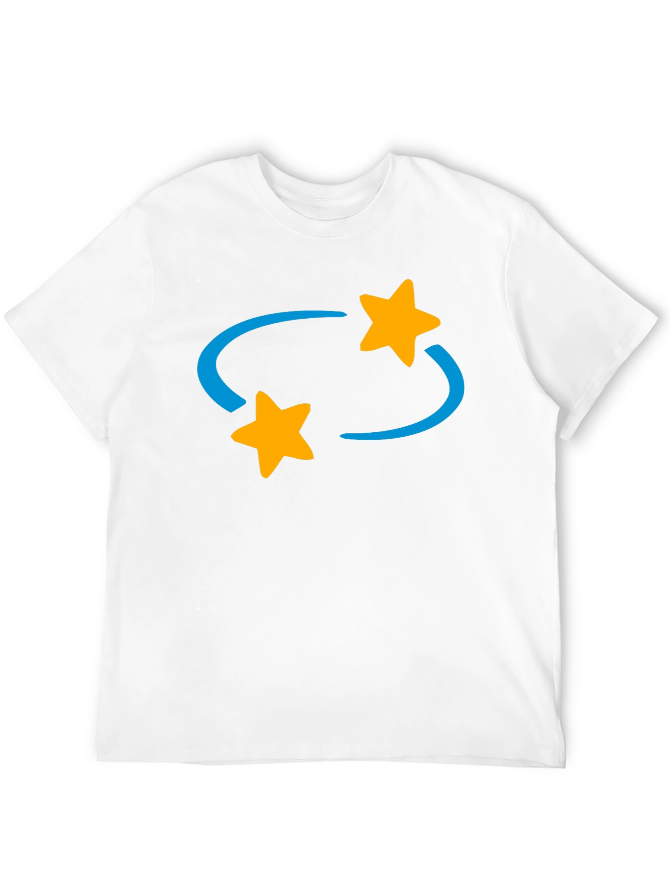 Rotating Stars Graphic Tee - Casual Style