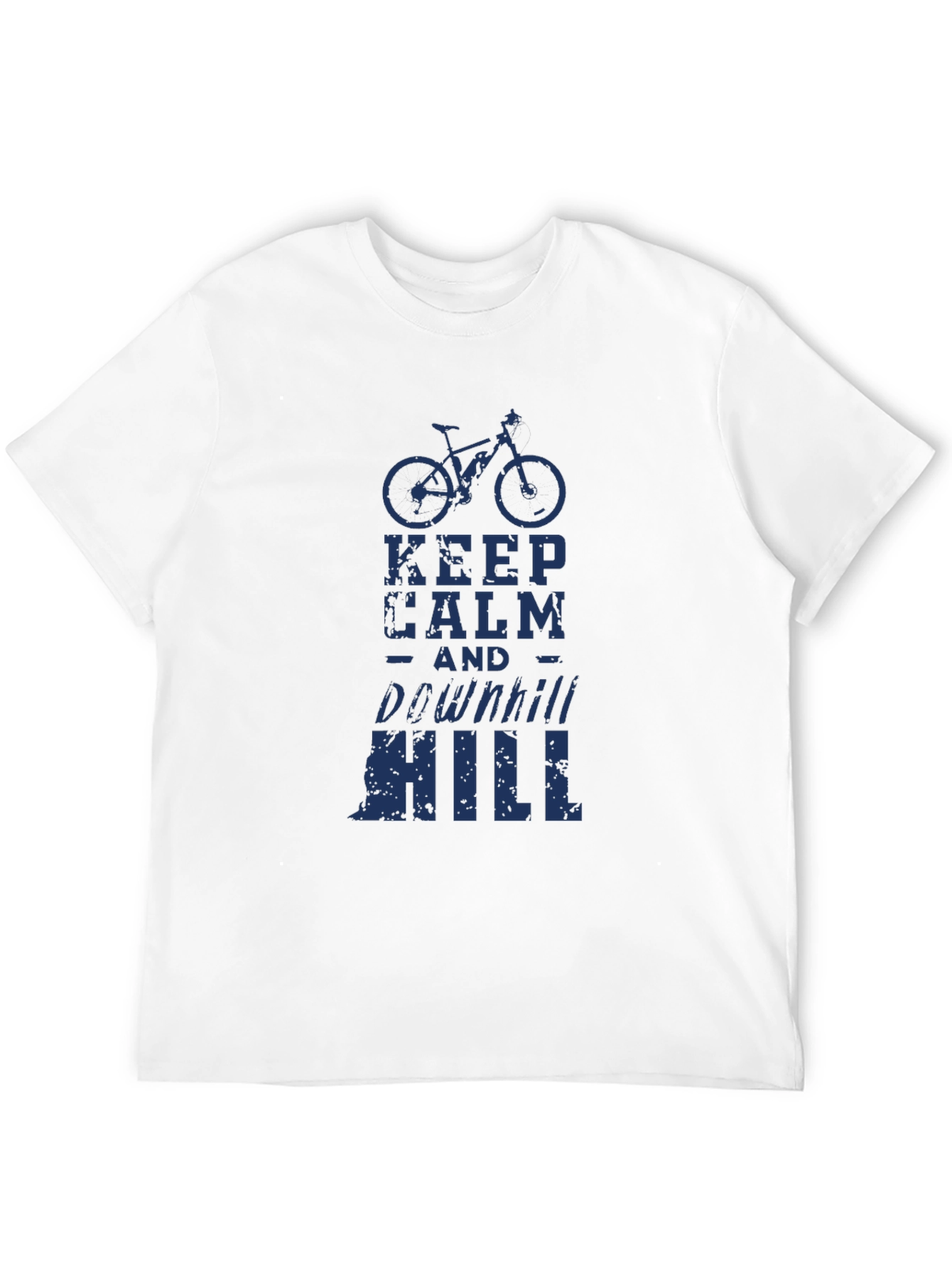 Keep Calm Downhill Mountain Bike T-Shirt
