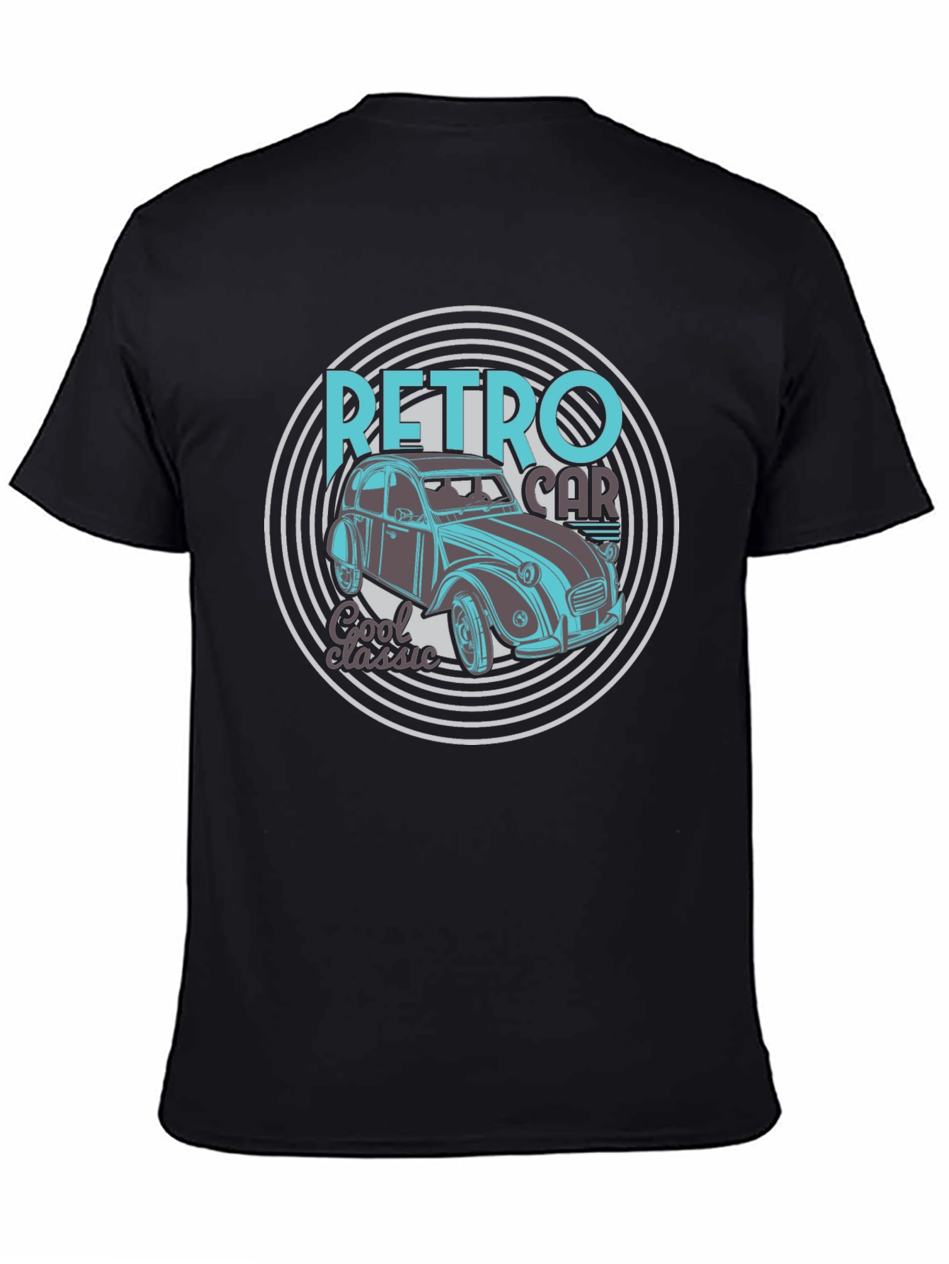 Retro Car Graphic Tee - Cool Classic Design