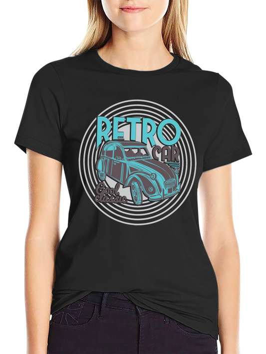 Retro Car Graphic Tee - Cool Classic Design