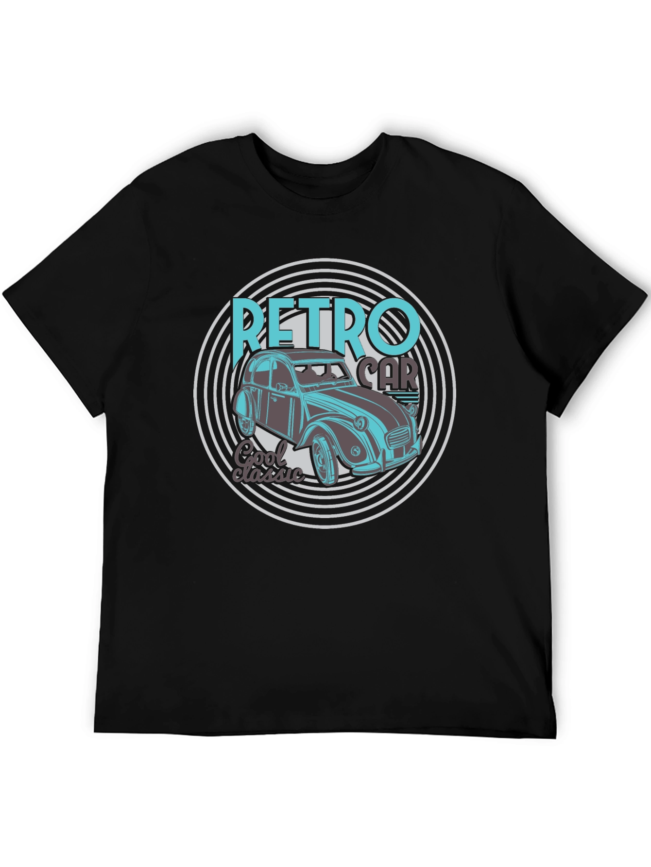 Retro Car Graphic Tee - Cool Classic Design