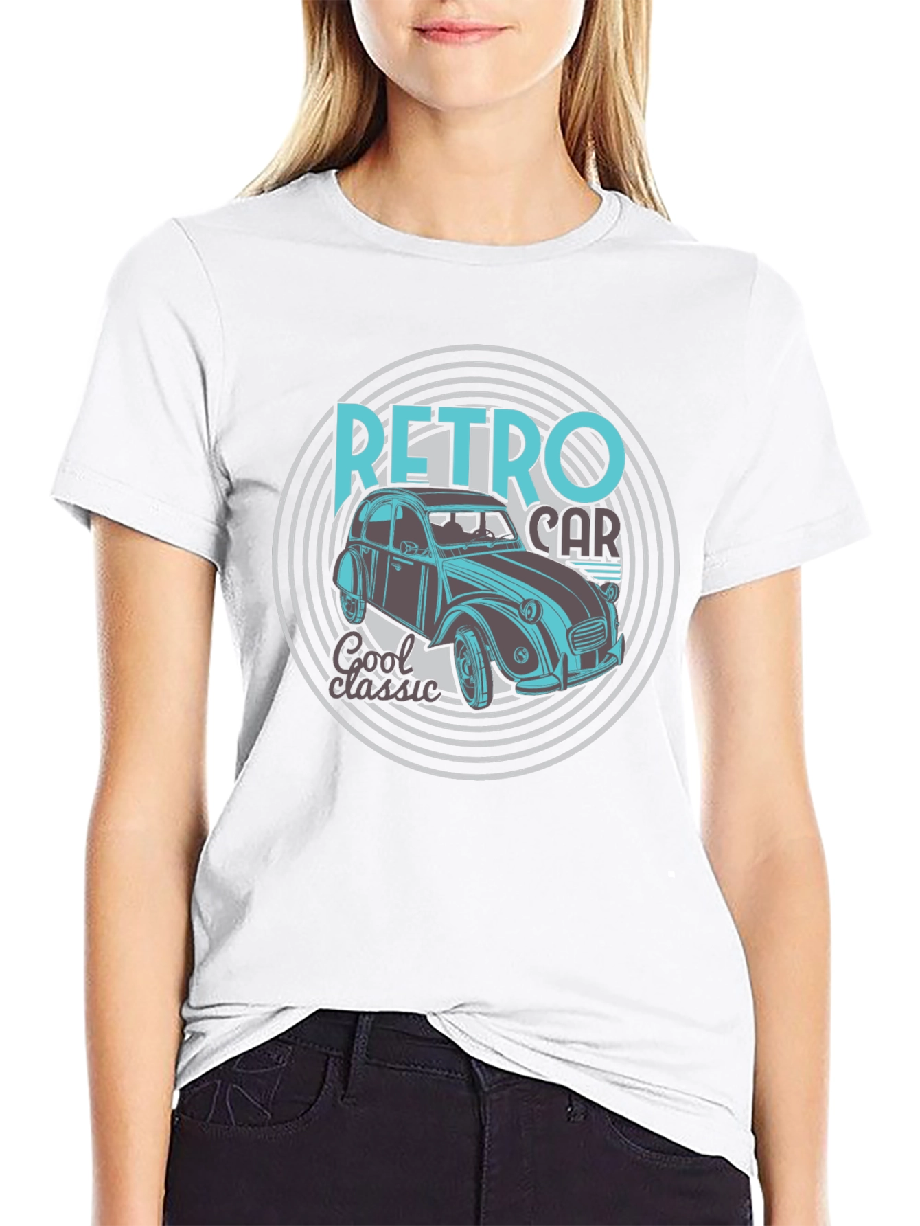 Retro Car Graphic Tee - Cool Classic Design