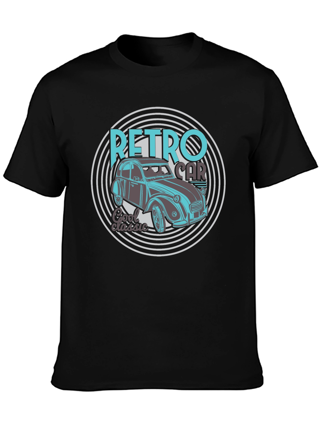 Retro Car Graphic Tee - Cool Classic Design