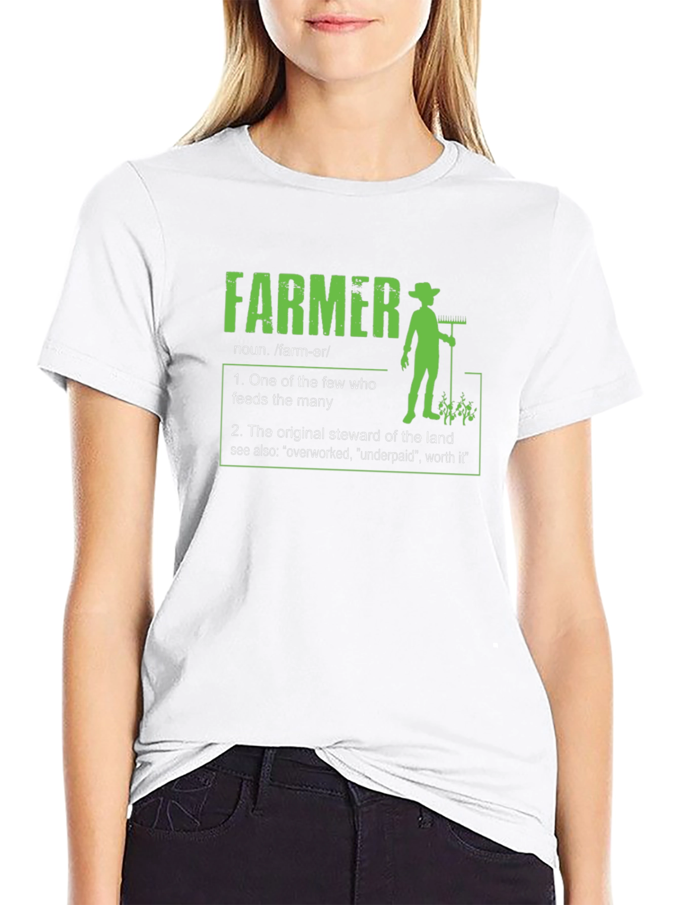 Farmer Definition T-Shirt - Agricultural Gift
