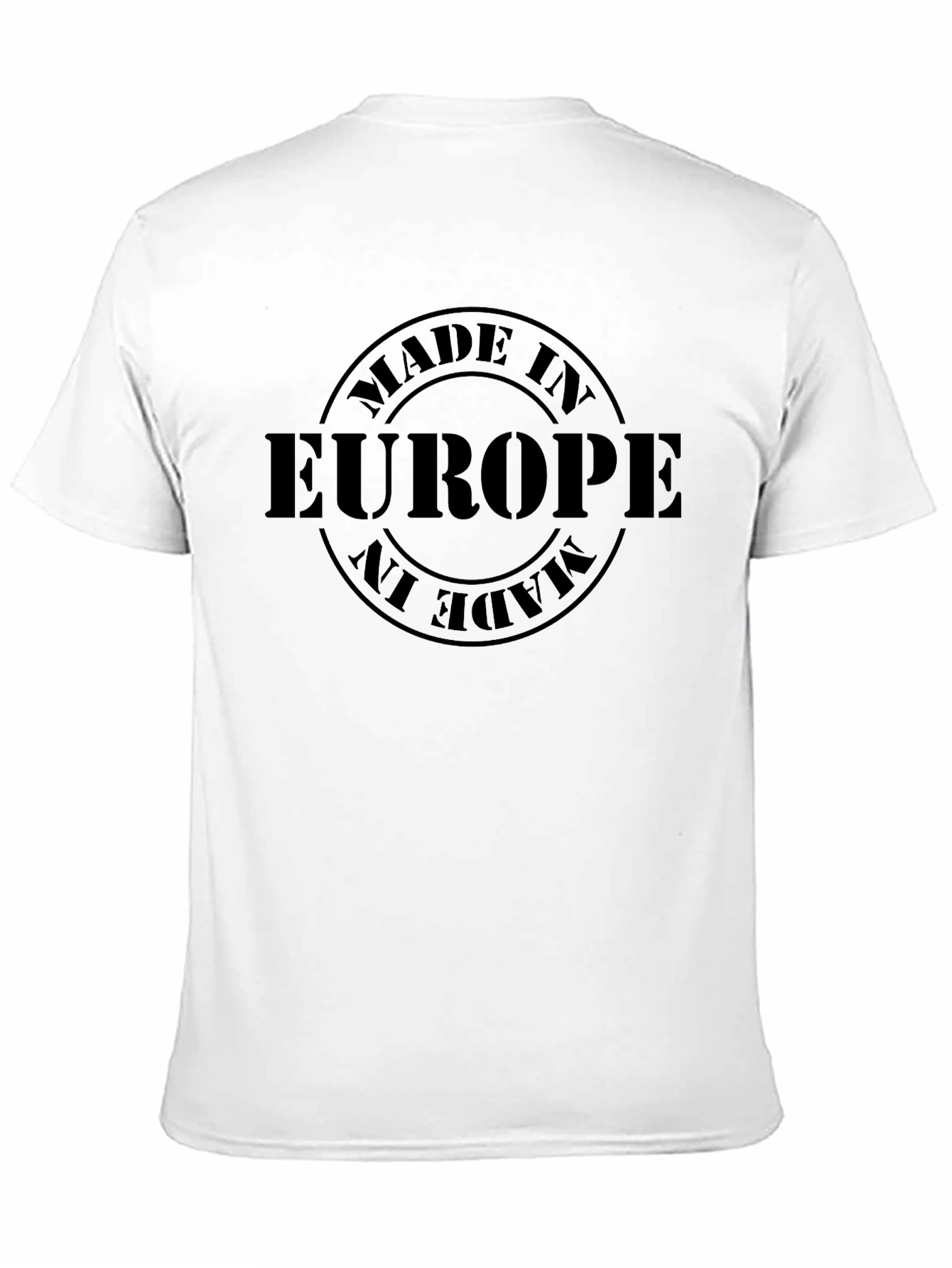 Made in Europe Black T-Shirt