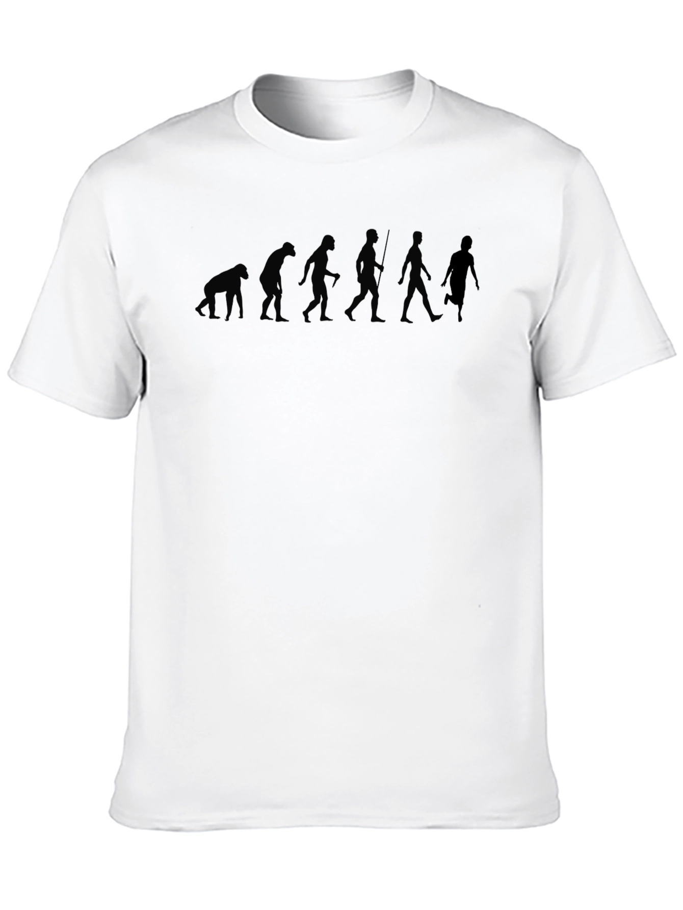 Evolution Graphic Tee - Black Cotton T-Shirt