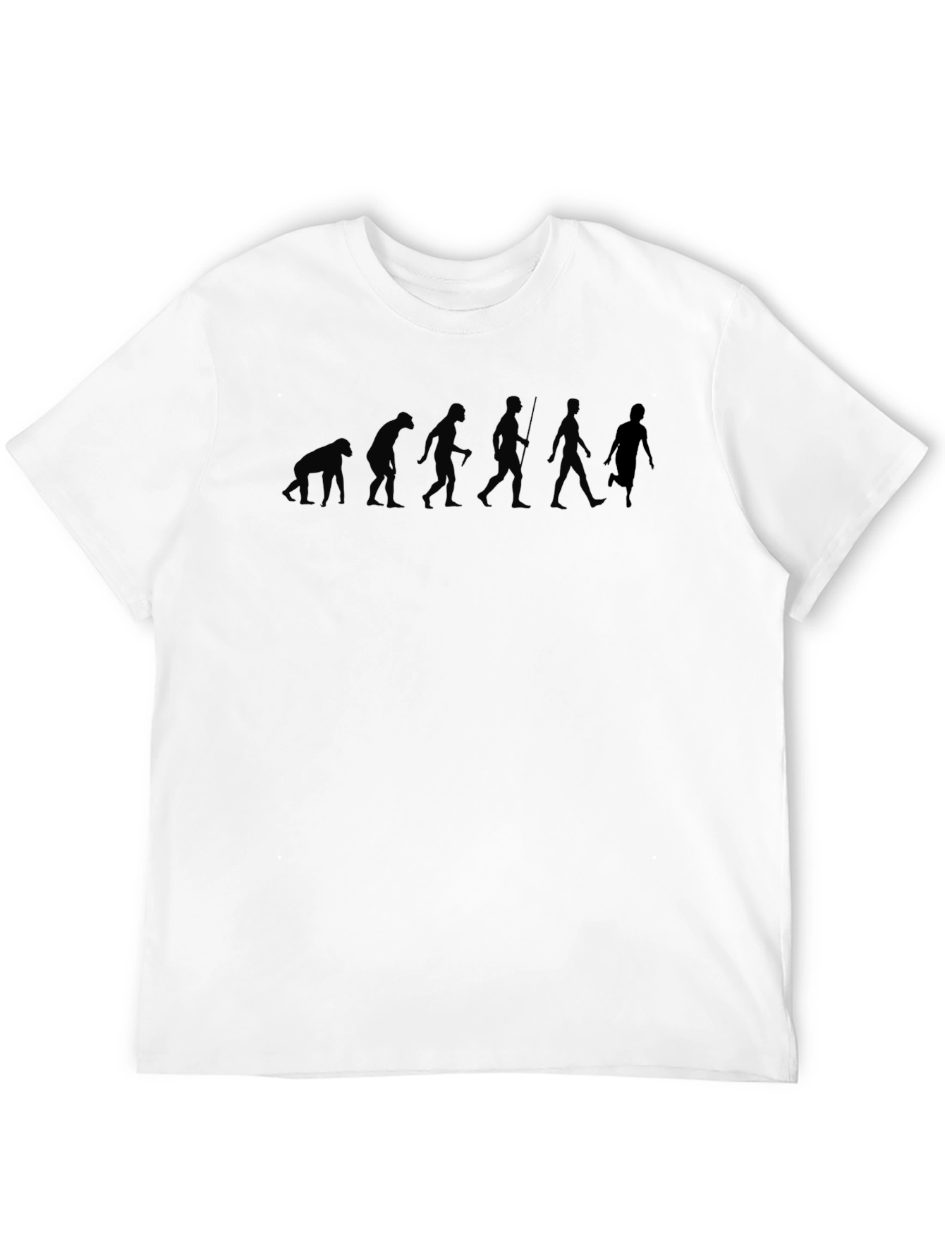 Evolution Graphic Tee - Black Cotton T-Shirt