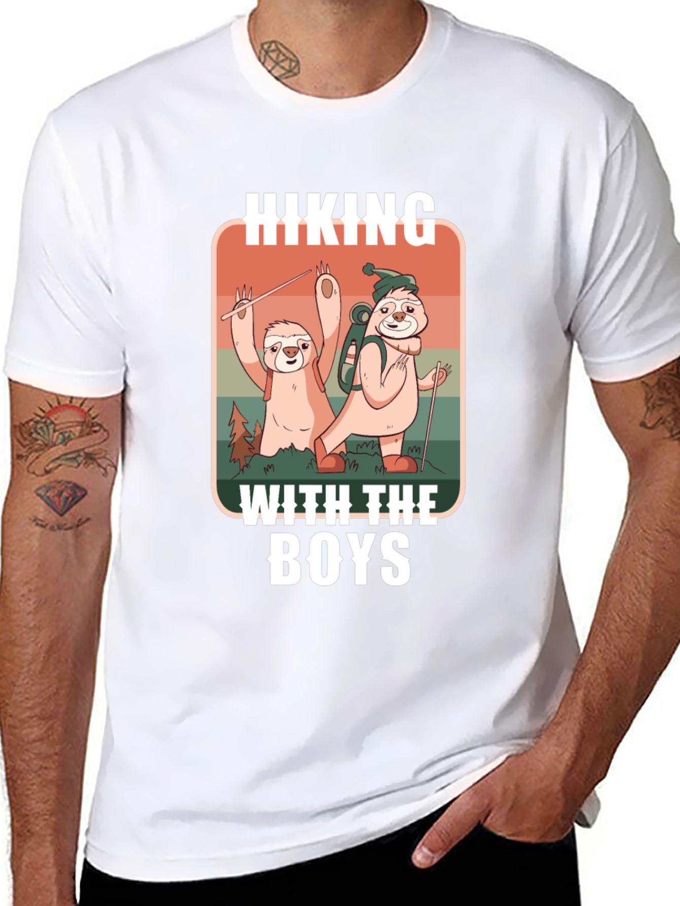 Hiking With The Boys Graphic Tee