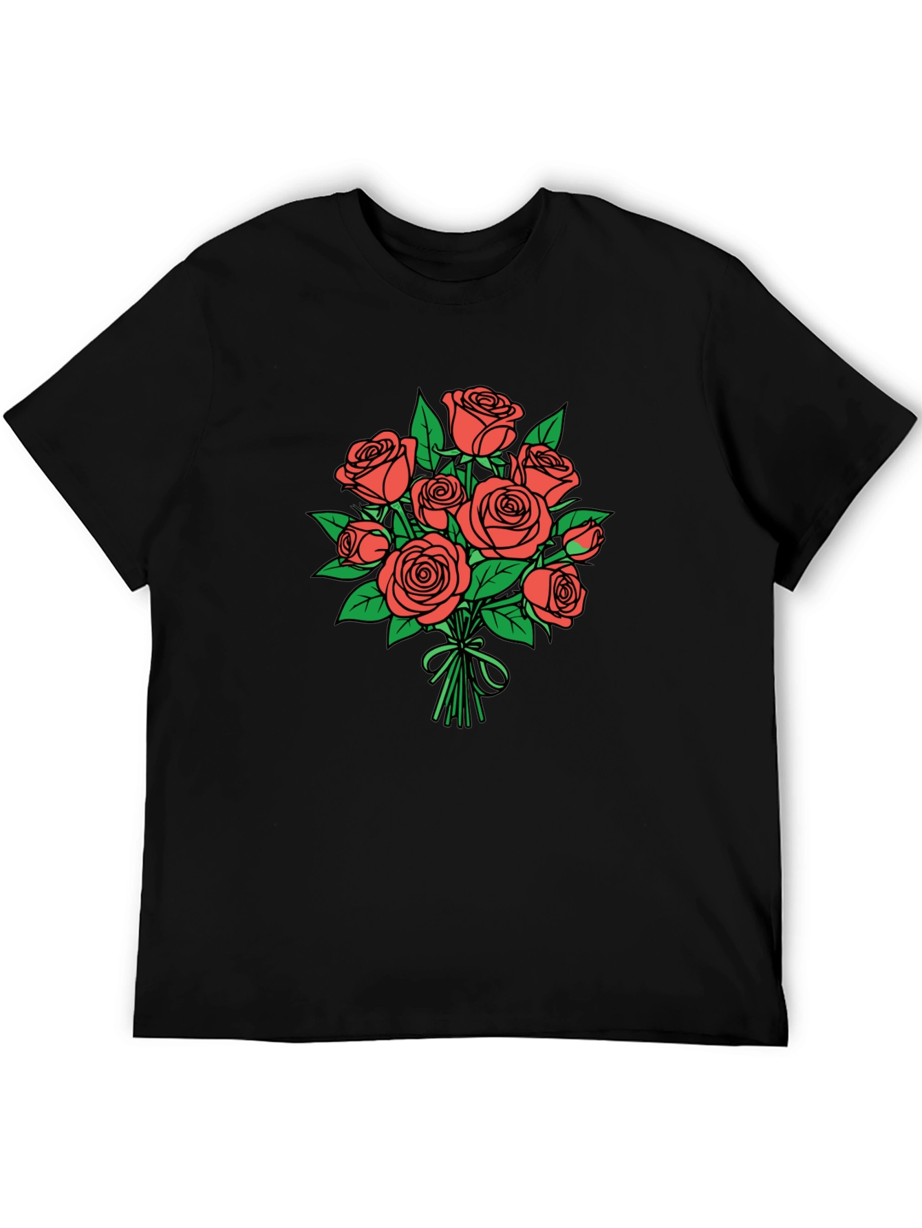 Floral Bouquet Graphic Tee - Stylish Casual Wear