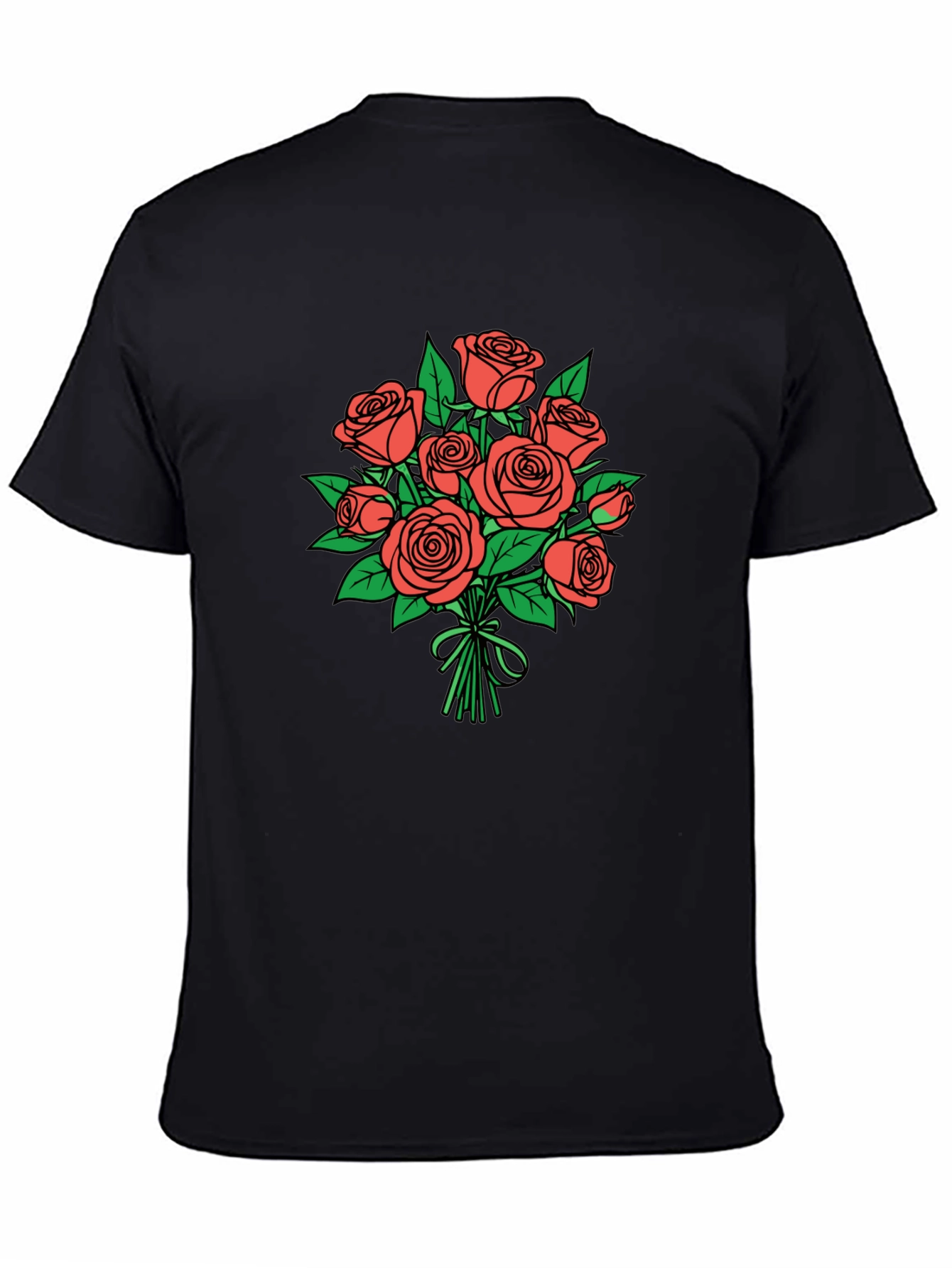 Floral Bouquet Graphic Tee - Stylish Casual Wear