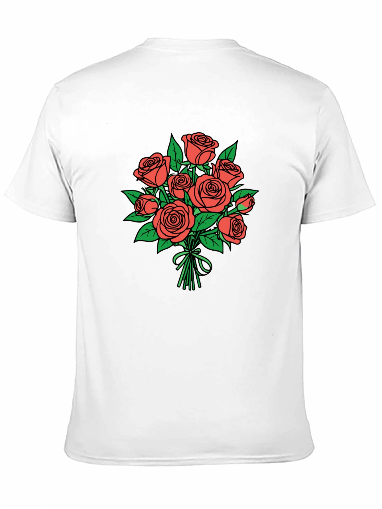 Floral Bouquet Graphic Tee - Stylish Casual Wear