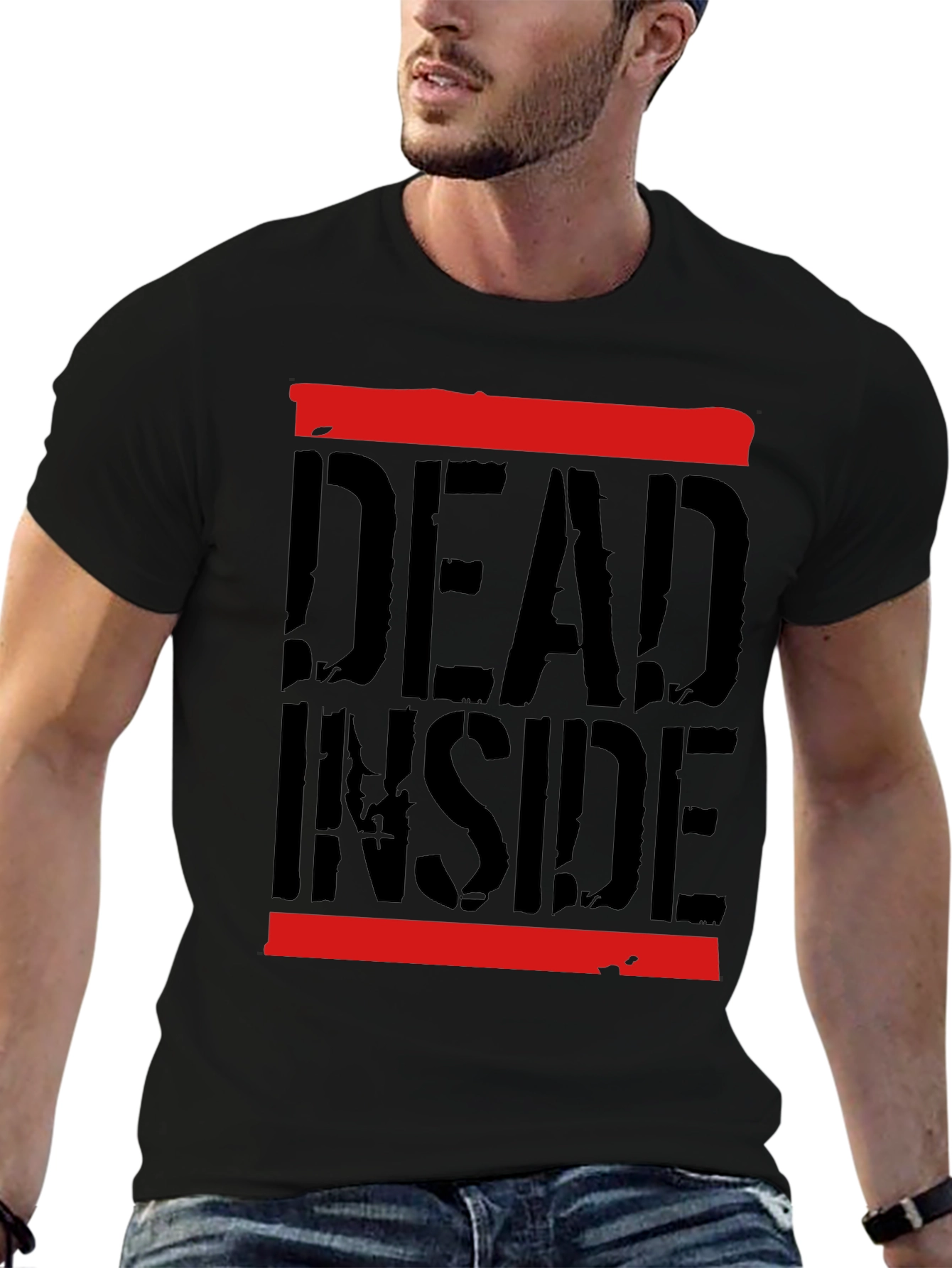 Dead Inside Graphic Tee - Trendy Streetwear